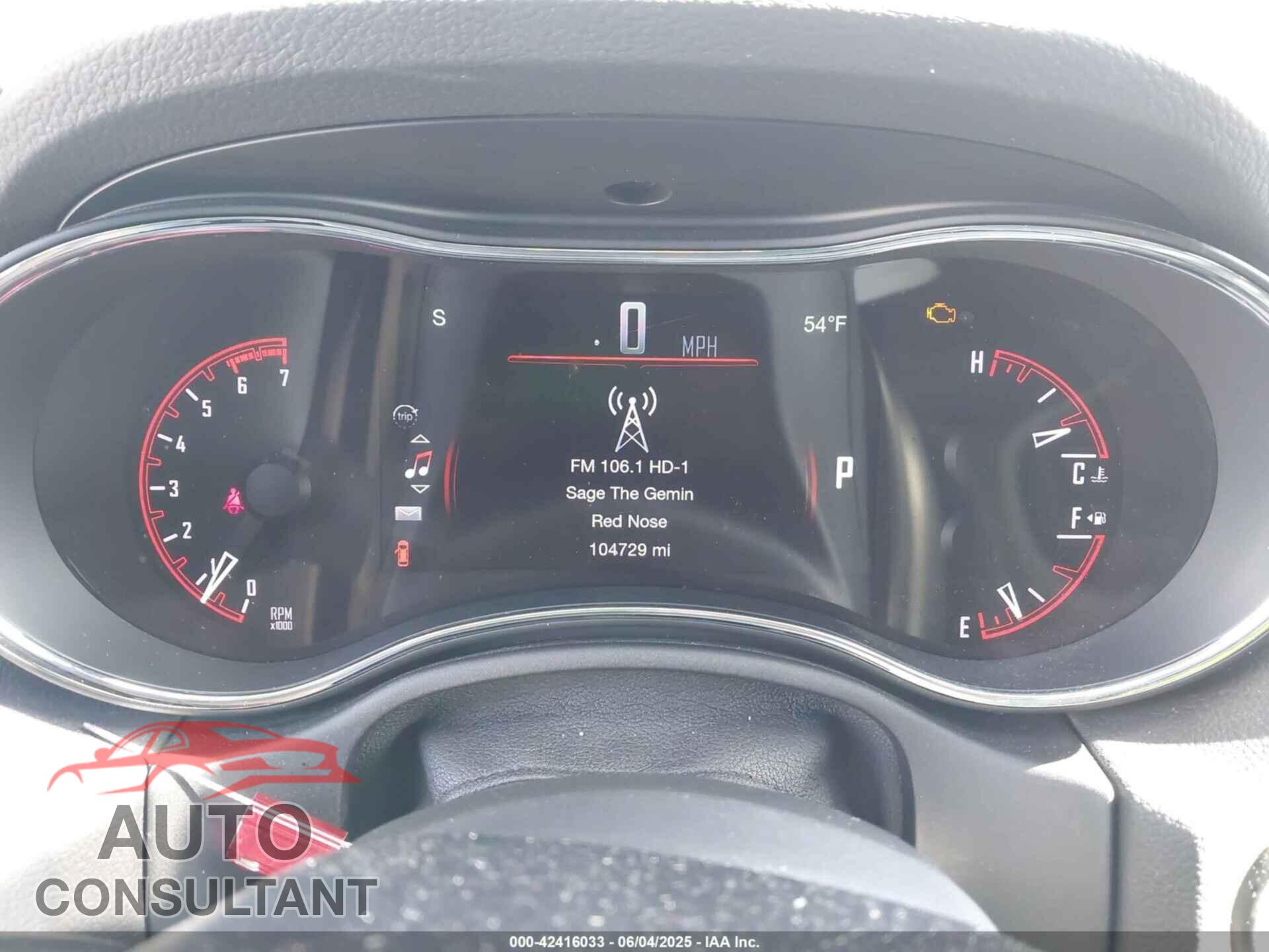 DODGE DURANGO 2017 - 1C4SDJCT2HC950895