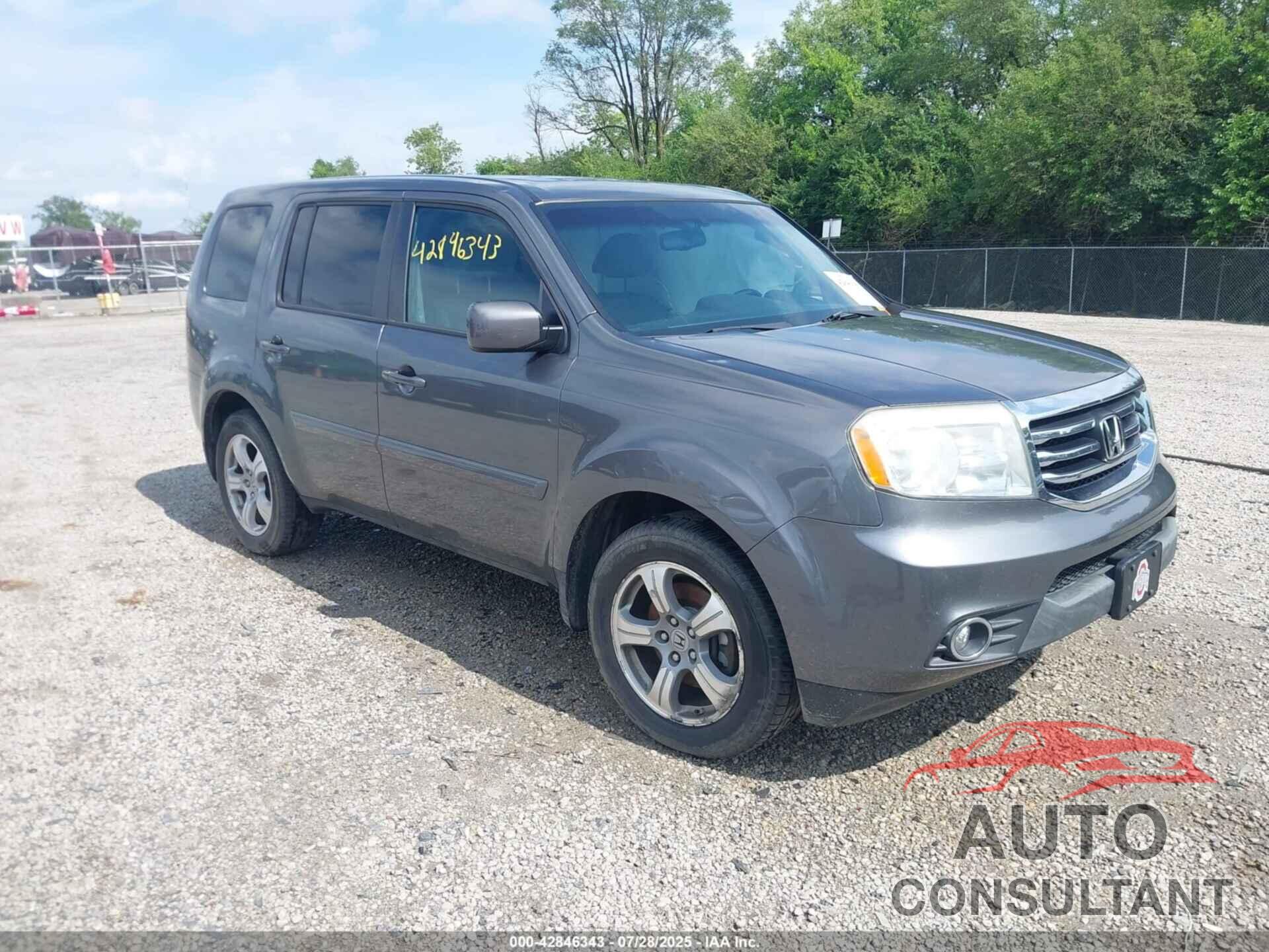 HONDA PILOT 2012 - 5FNYF3H53CB003242