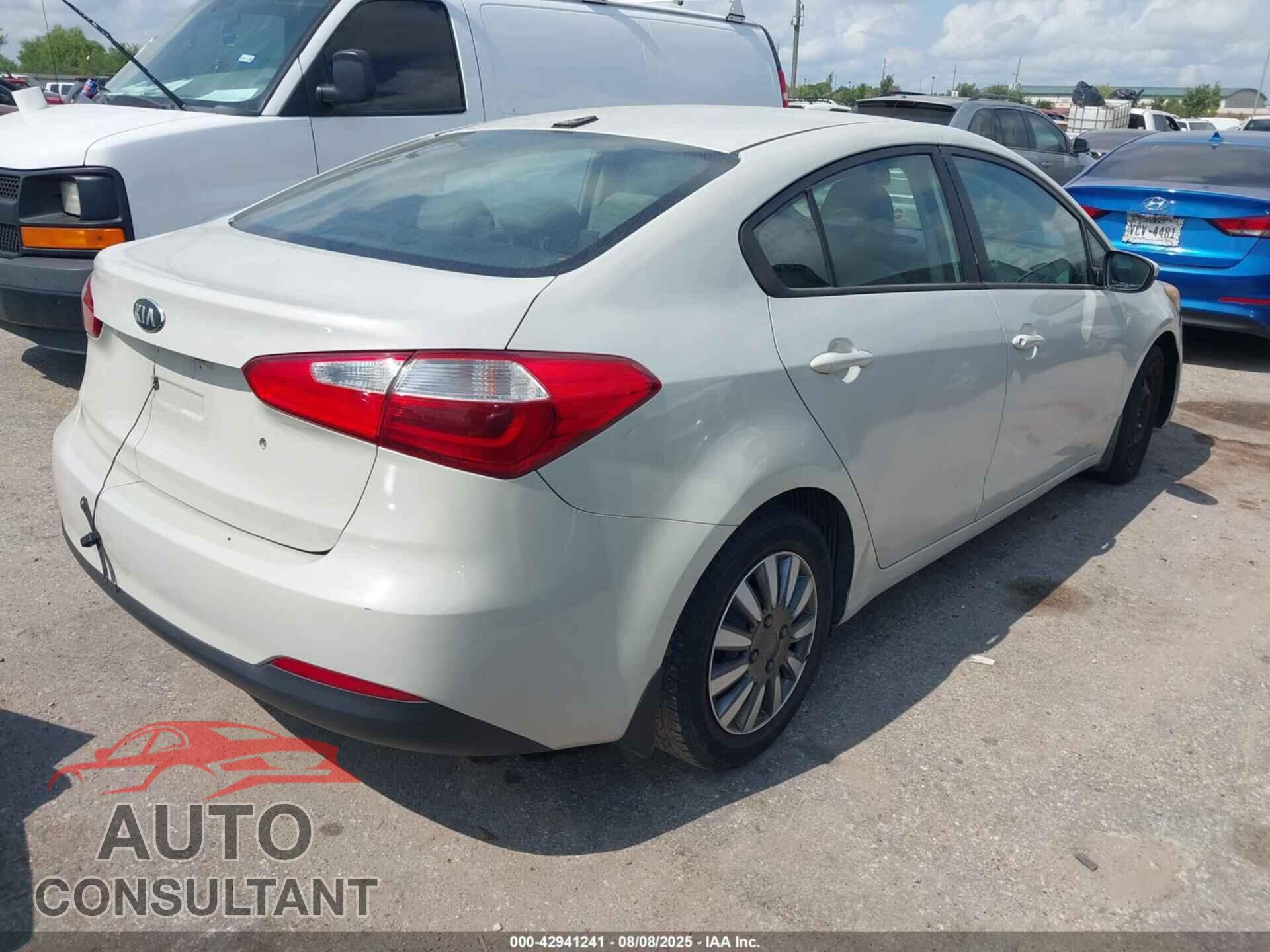 KIA FORTE 2015 - KNAFK4A64F5287141