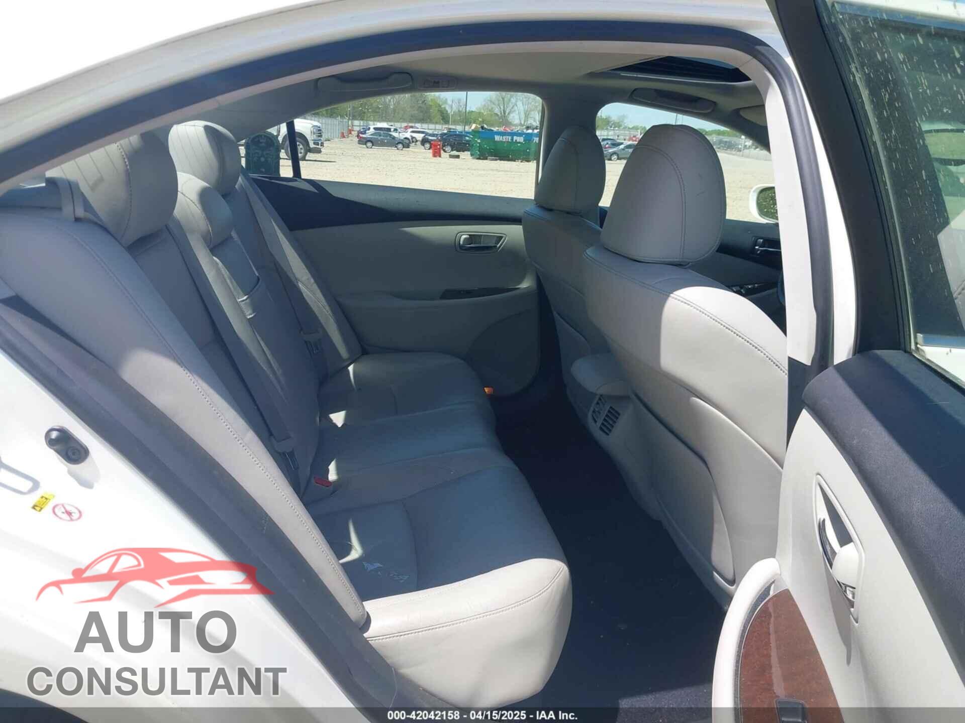 LEXUS ES 350 2012 - JTHBK1EG7C2475120