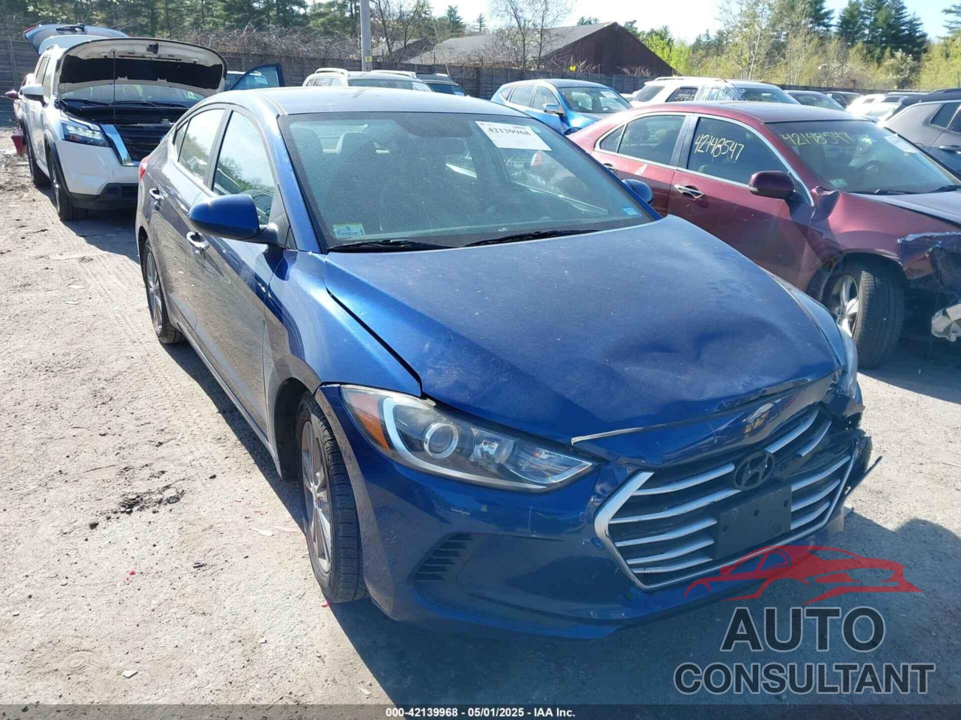 HYUNDAI ELANTRA 2017 - 5NPD84LF3HH041576