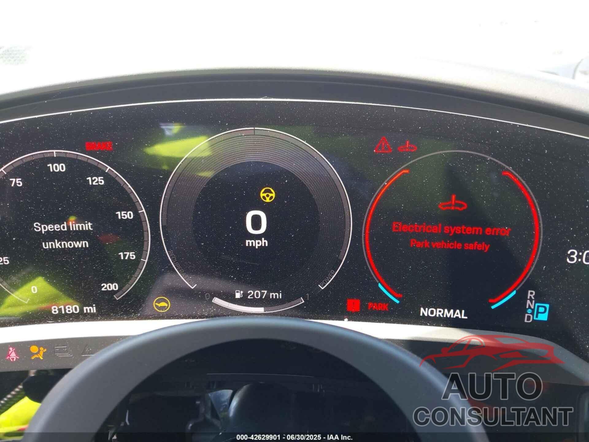 PORSCHE TAYCAN 2025 - WP0AA2Y10SSA08247