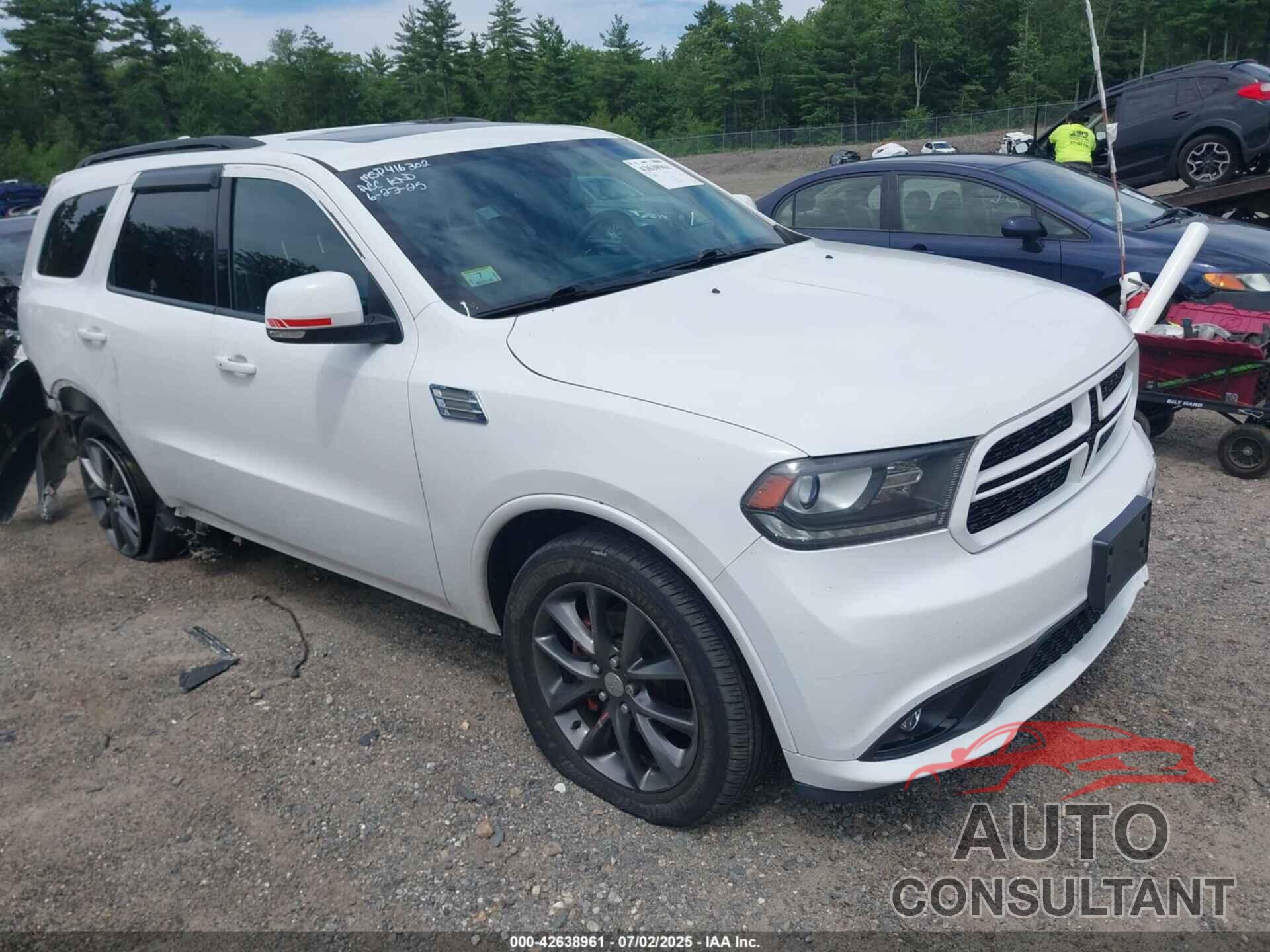 DODGE DURANGO 2018 - 1C4RDJDG2JC255631