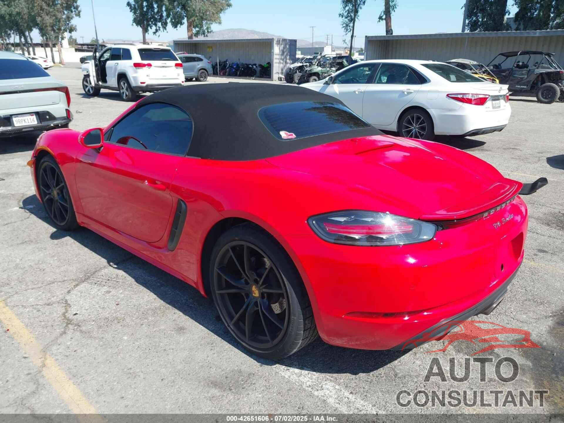 PORSCHE 718 BOXSTER 2021 - WP0CA2A8XMS210688