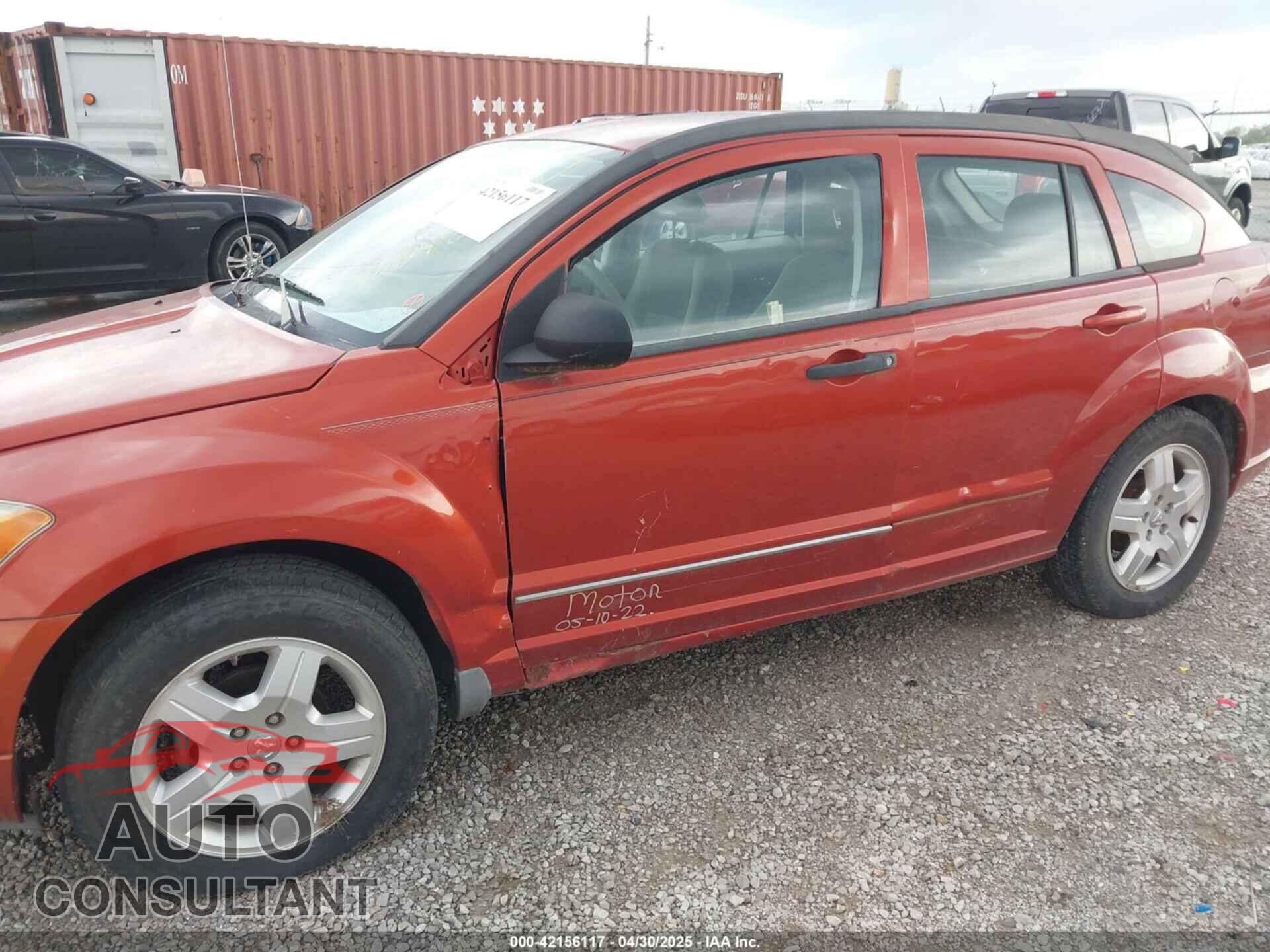 DODGE CALIBER 2009 - 1B3HB48A69D168427