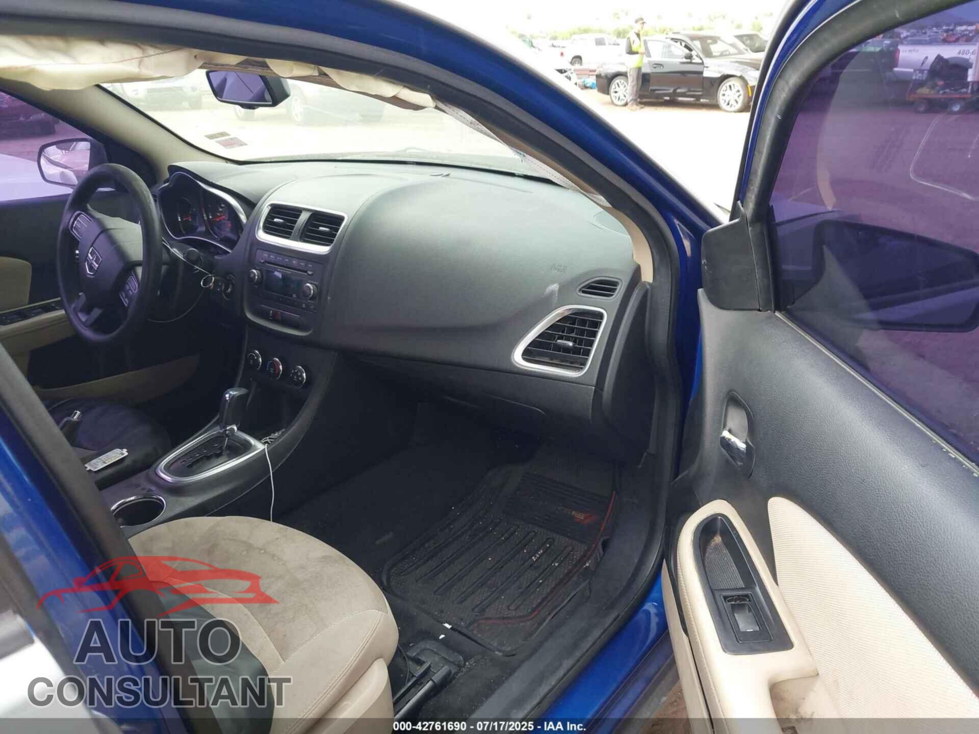 DODGE AVENGER 2013 - 1C3CDZAG8DN548407