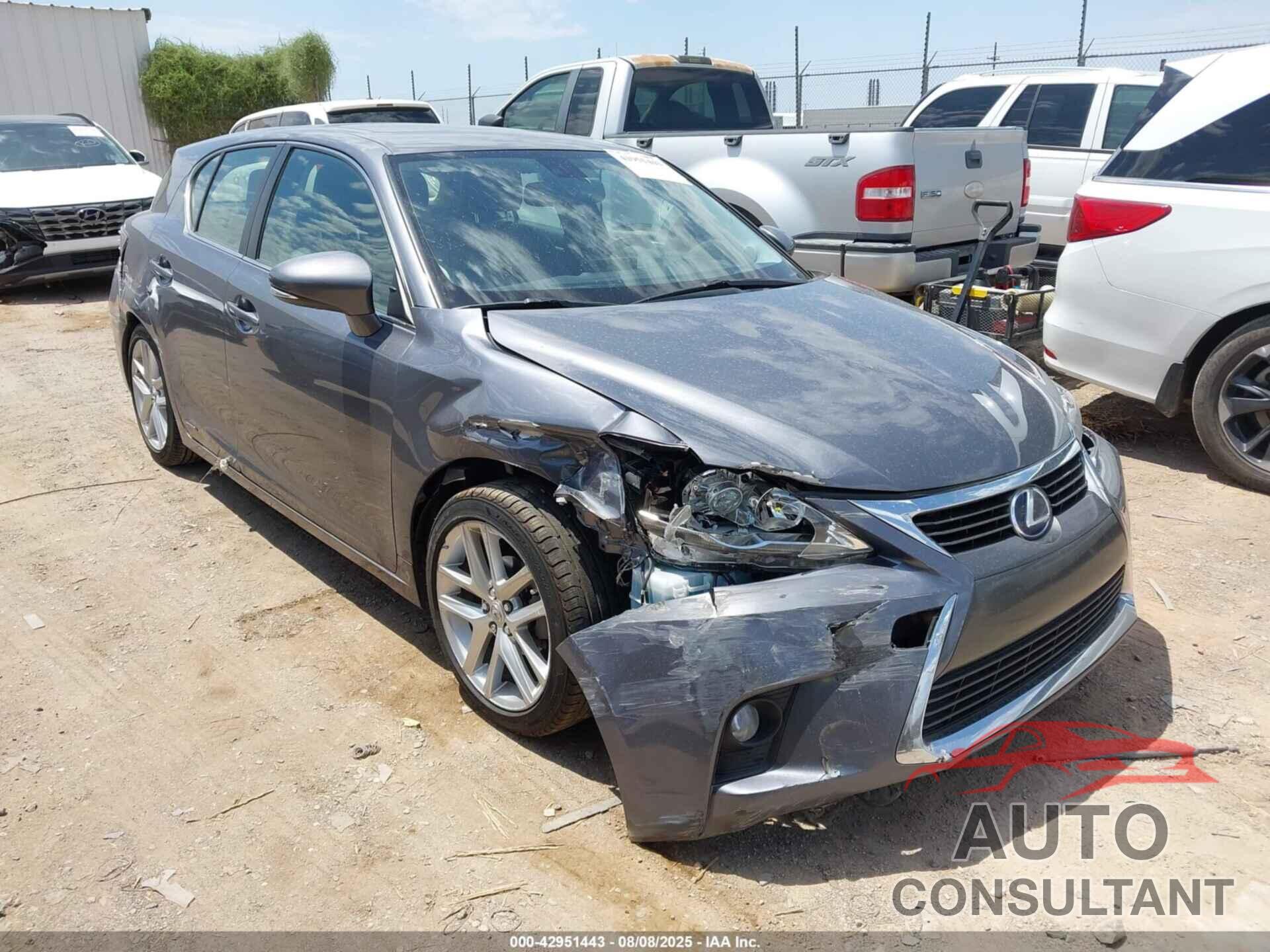 LEXUS CT 200H 2016 - JTHKD5BH5G2261800