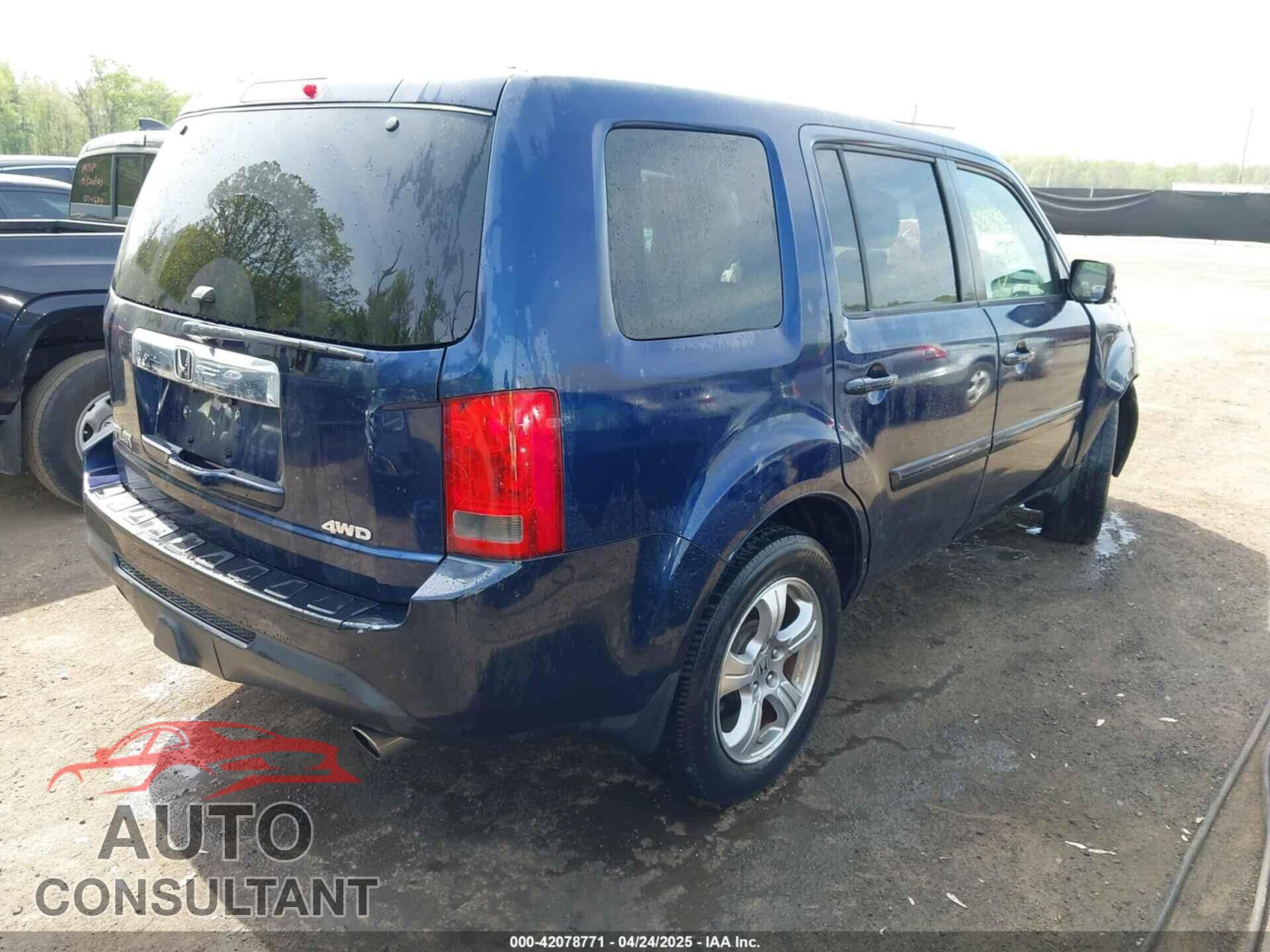HONDA PILOT 2013 - 5FNYF4H53DB045773