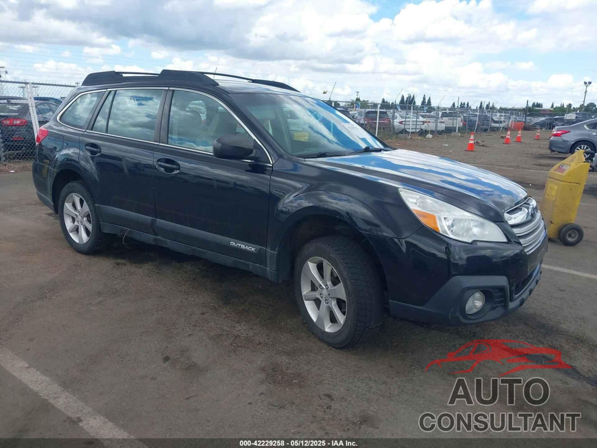 SUBARU OUTBACK 2014 - 4S4BRBAC5E3212977