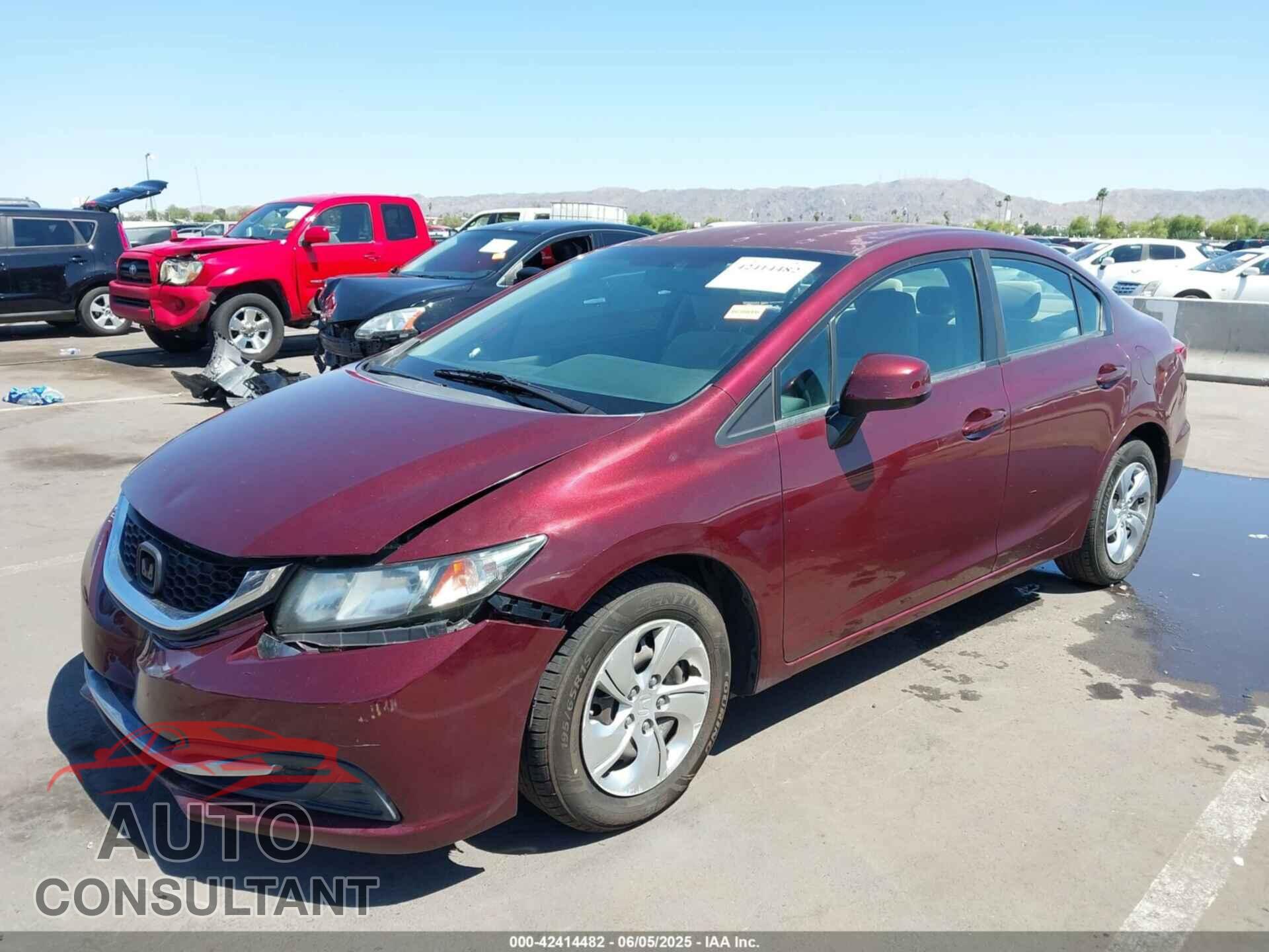 HONDA CIVIC 2013 - 2HGFB2F50DH584101