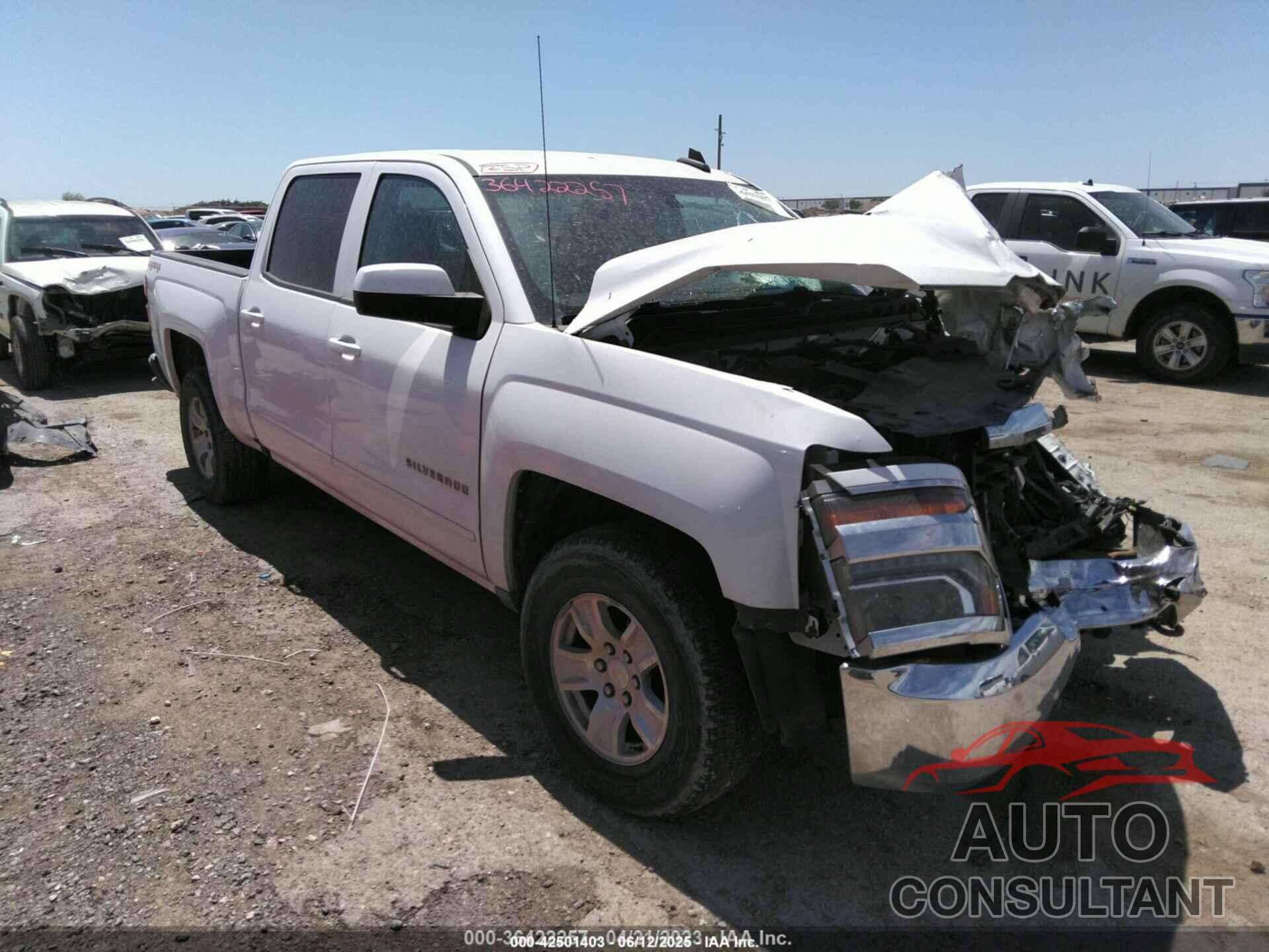 CHEVROLET SILVERADO 1500 2017 - 3GCUKREH9HG359143