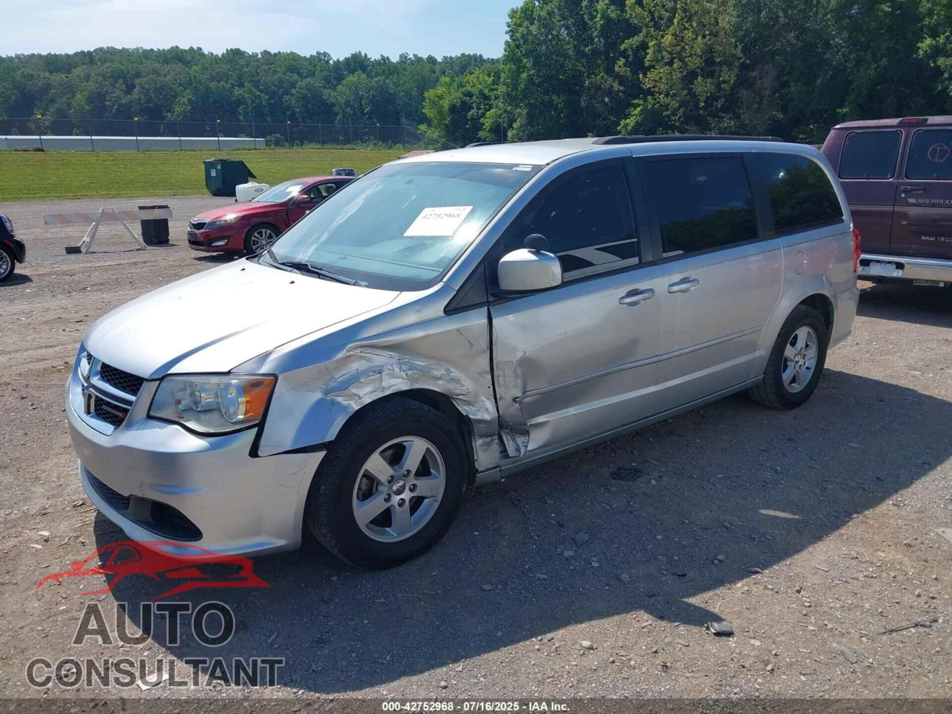 DODGE GRAND CARAVAN 2012 - 2C4RDGCG0CR284575