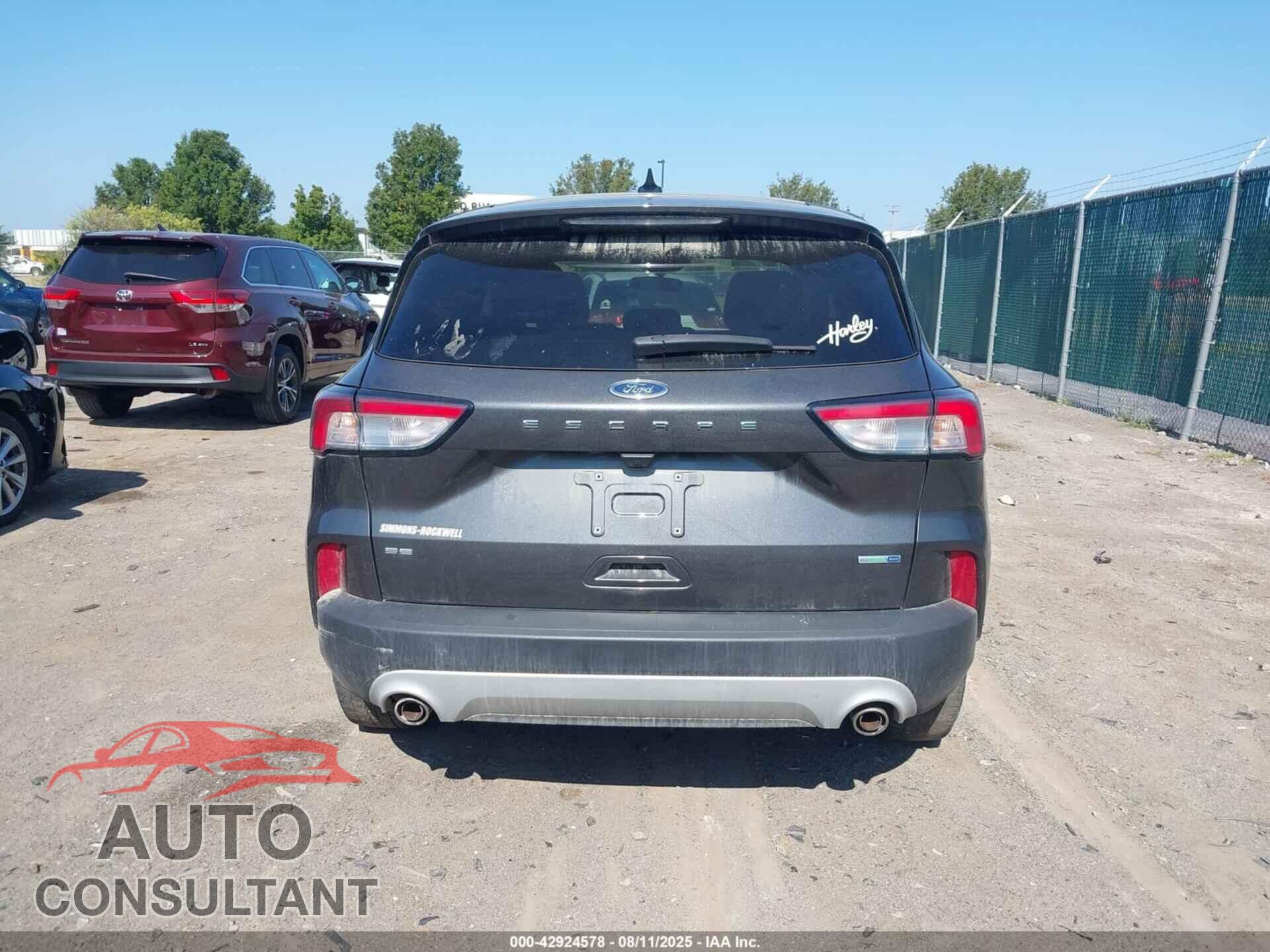 FORD ESCAPE 2020 - 1FMCU9G67LUA65808