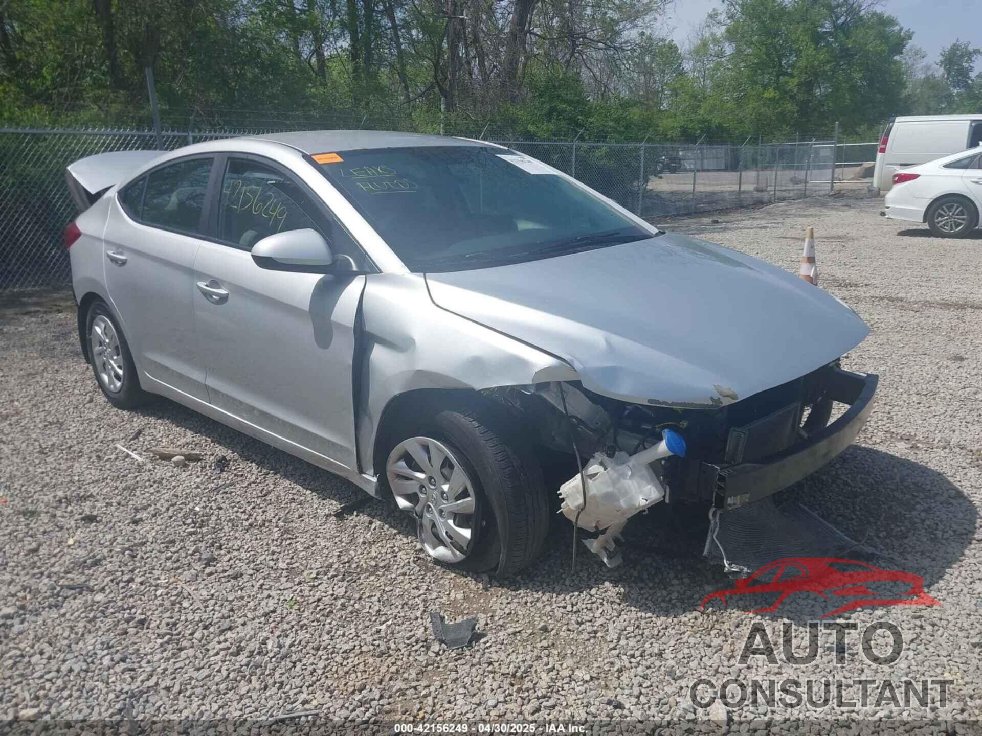 HYUNDAI ELANTRA 2017 - 5NPD74LF0HH112686