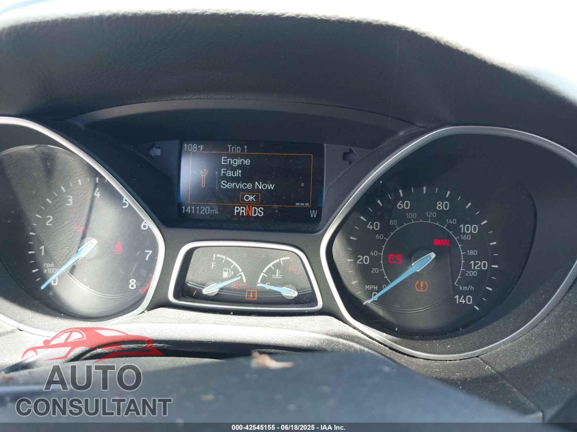 FORD FOCUS 2016 - 1FADP3F29GL289322