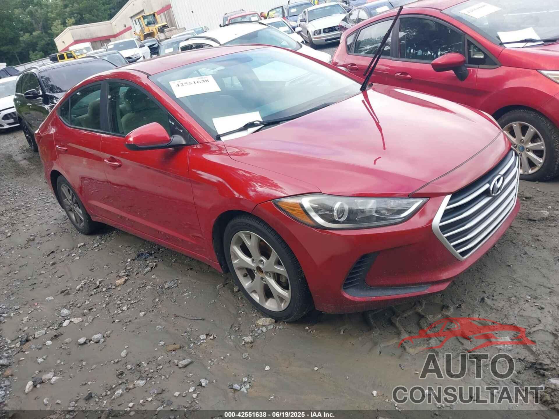 HYUNDAI ELANTRA 2017 - 5NPD84LF5HH116486