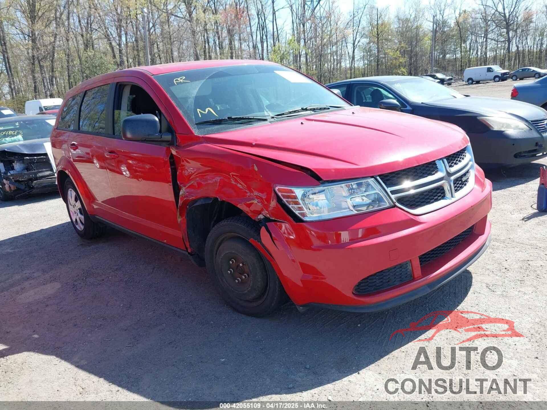 DODGE JOURNEY 2014 - 3C4PDCAB5ET184124