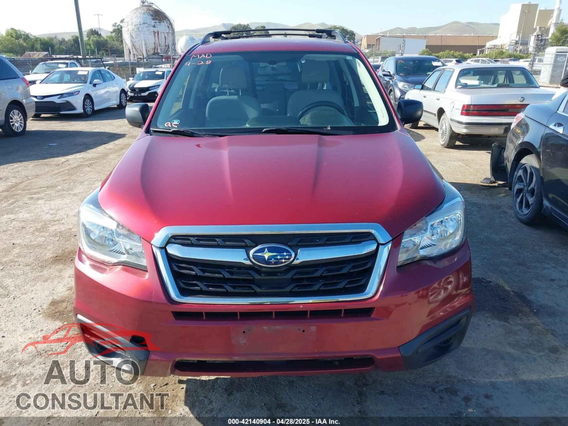 SUBARU FORESTER 2017 - JF2SJABC2HH482648