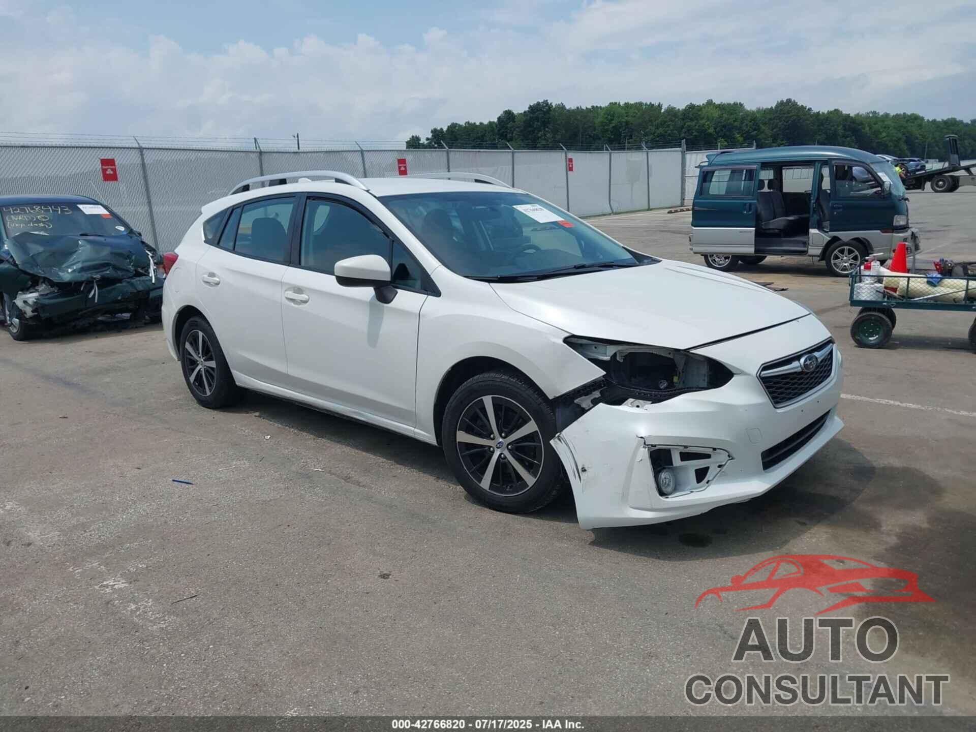 SUBARU IMPREZA 2019 - 4S3GTAD62K3746770