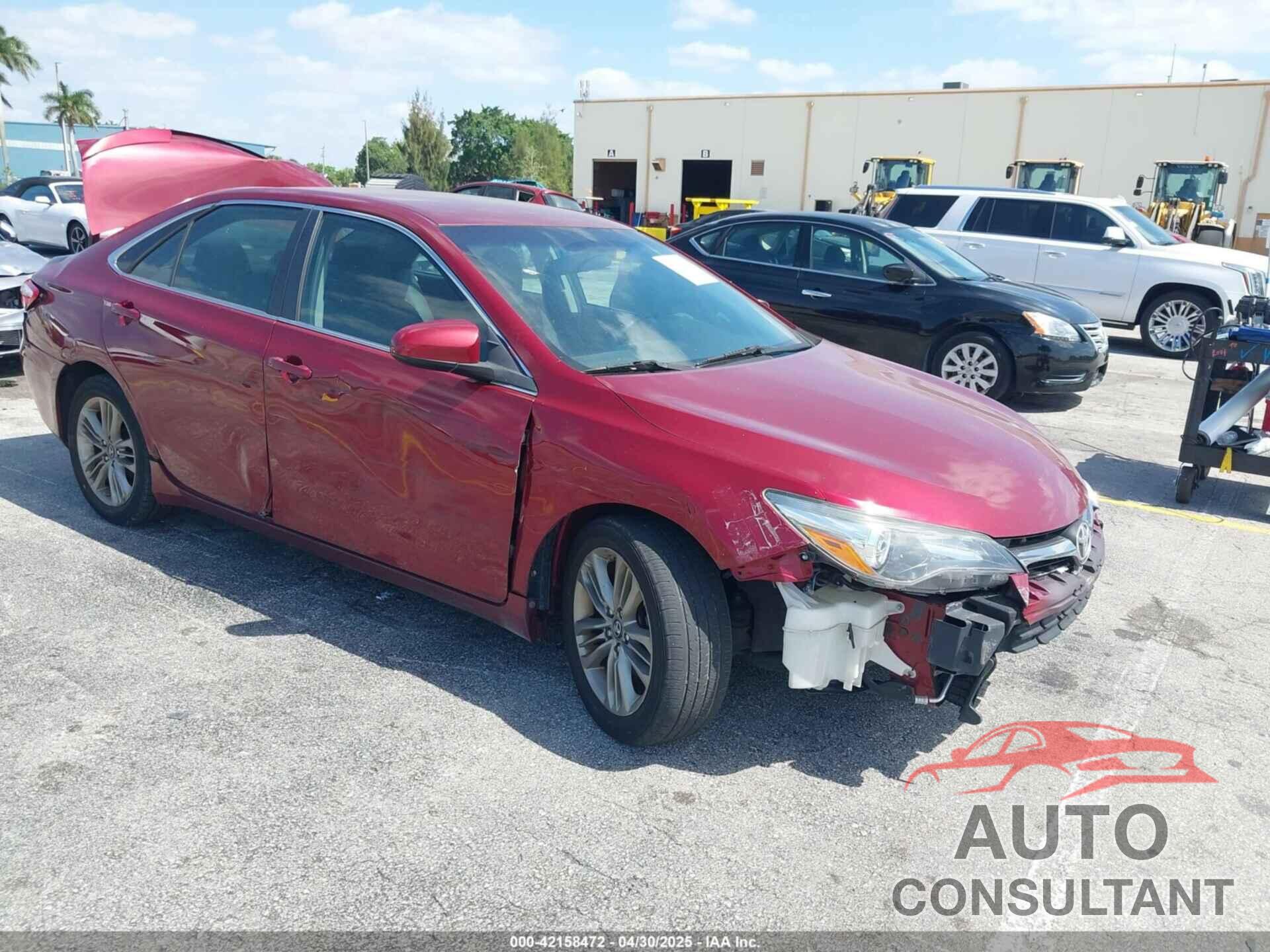 TOYOTA CAMRY 2017 - 4T1BF1FK8HU722371