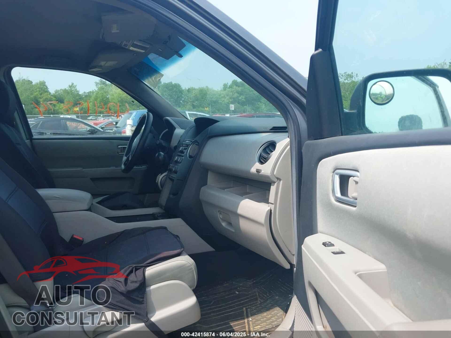 HONDA PILOT 2012 - 5FNYF4H46CB008707