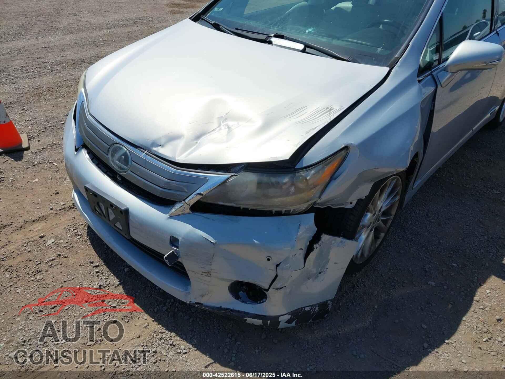 LEXUS HS 250H 2010 - JTHBB1BAXA2014796