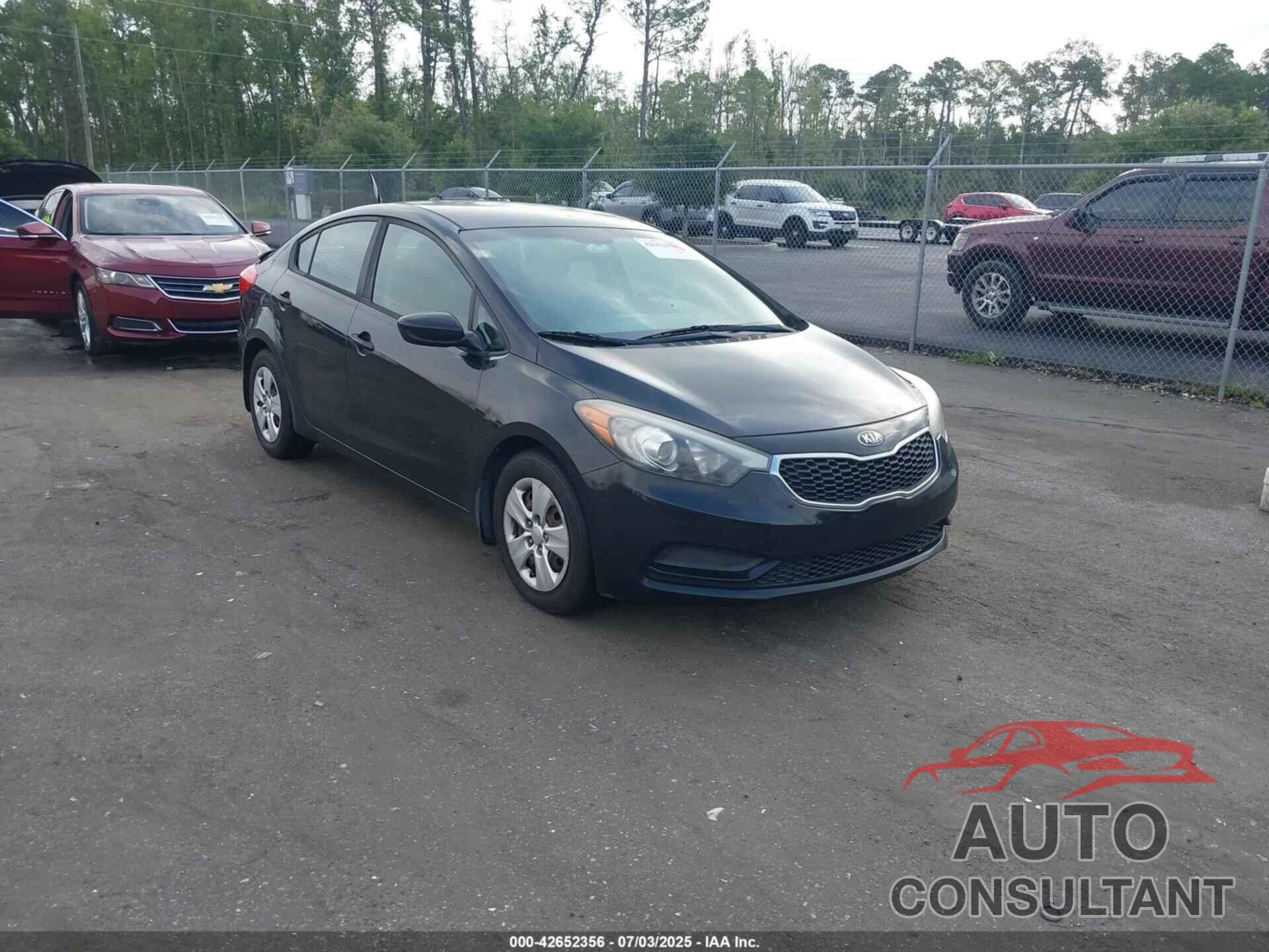 KIA FORTE 2016 - KNAFK4A62G5601953