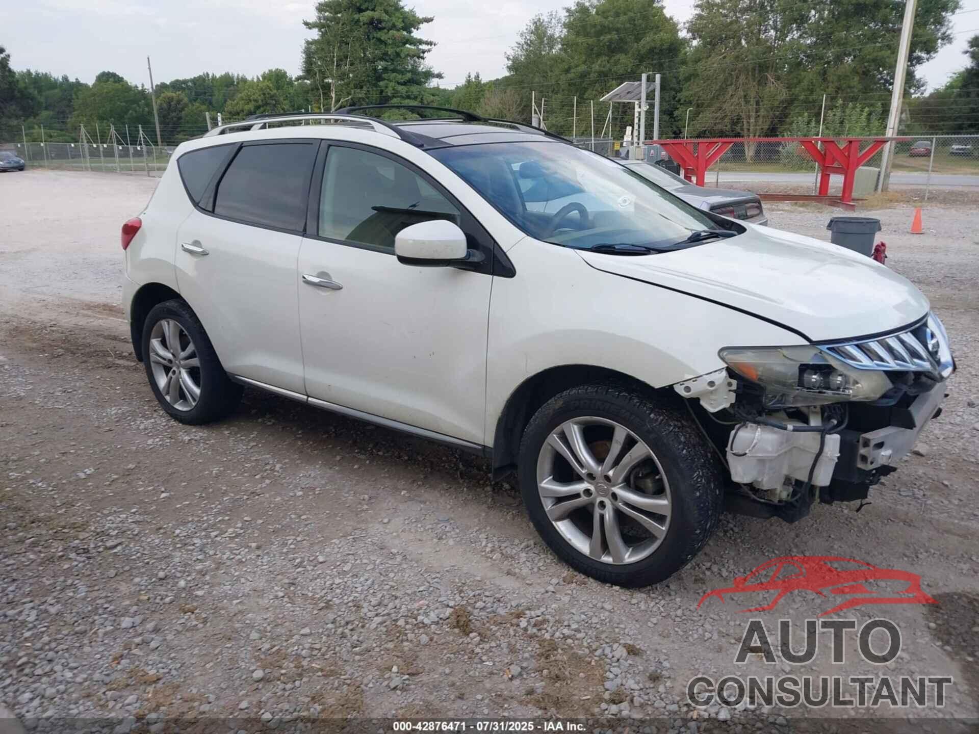 NISSAN MURANO 2009 - JN8AZ18W39W153480