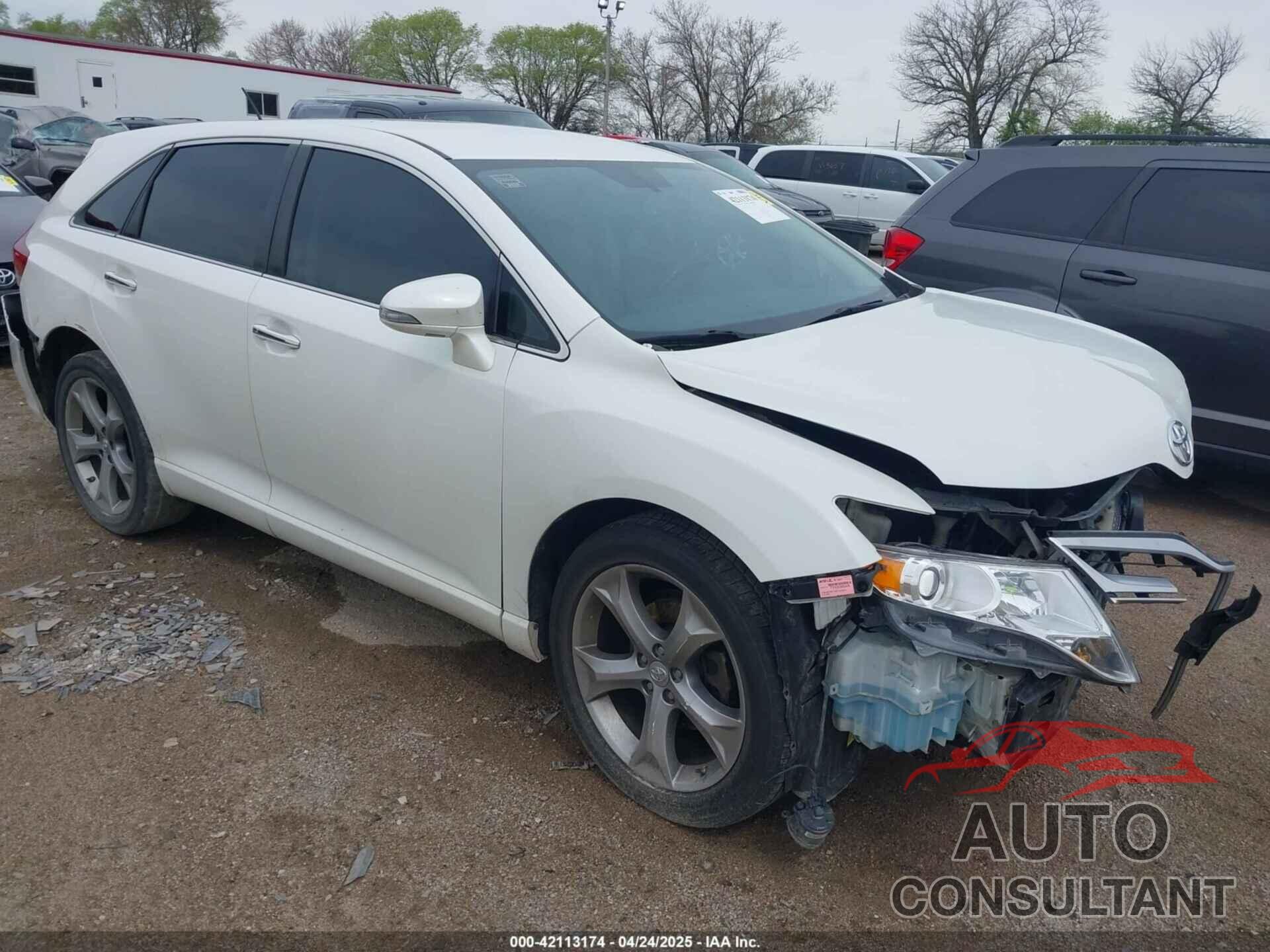 TOYOTA VENZA 2013 - 4T3ZK3BB8DU062166