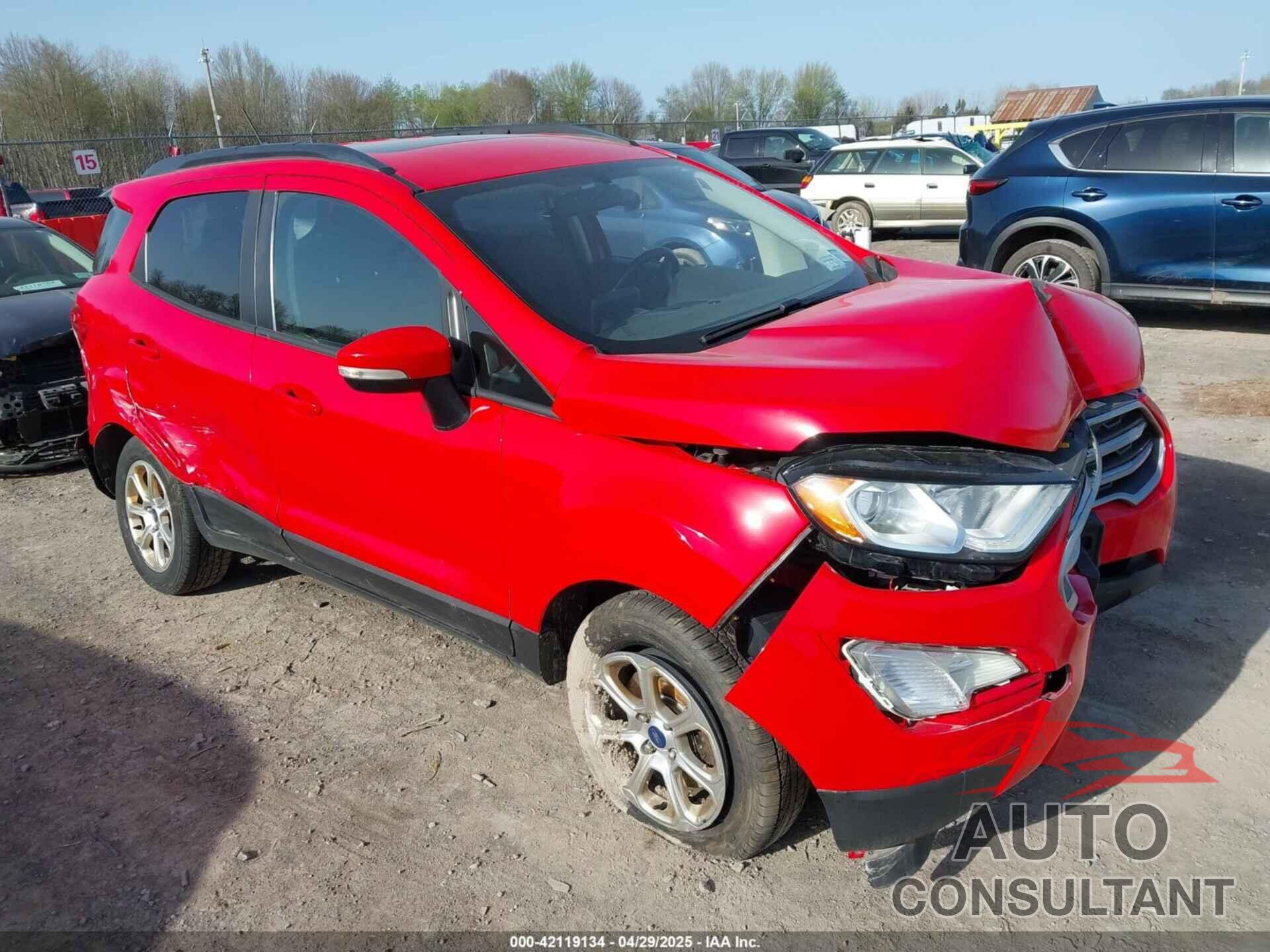 FORD ECOSPORT 2019 - MAJ6S3GL9KC294995