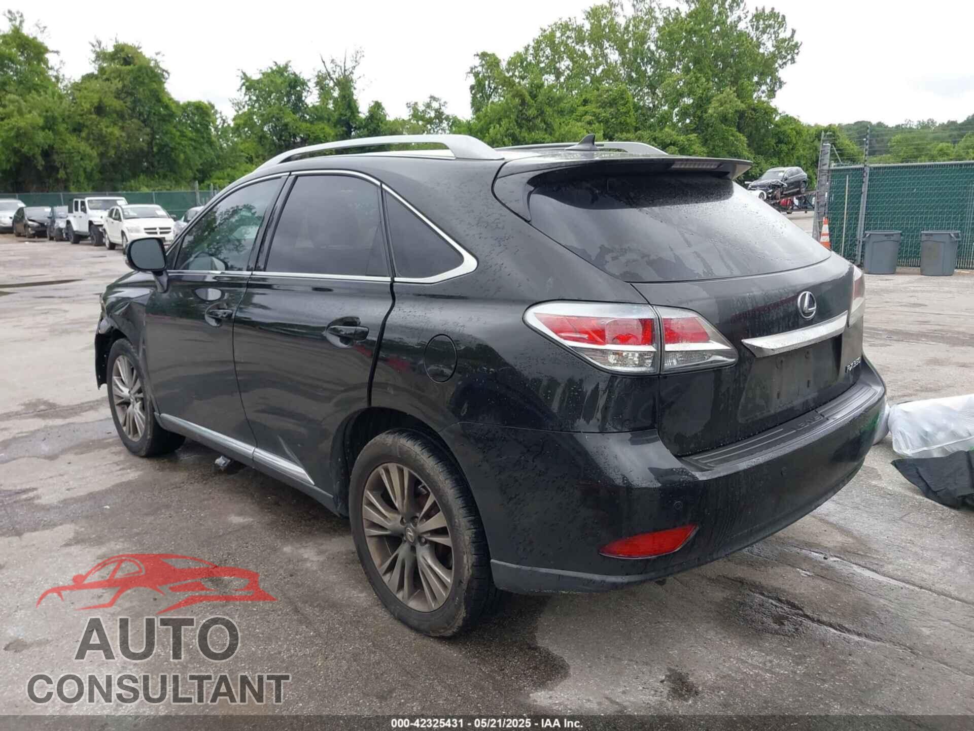 LEXUS RX 350 2013 - 2T2ZK1BA7DC123749
