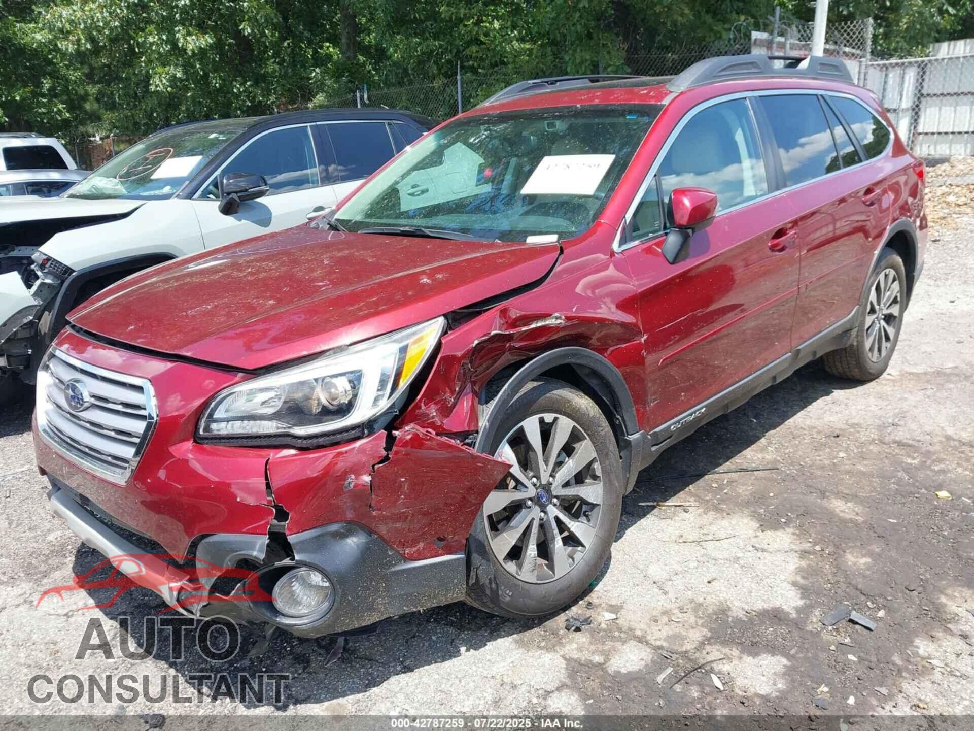 SUBARU OUTBACK 2015 - 4S4BSBNC8F3345183