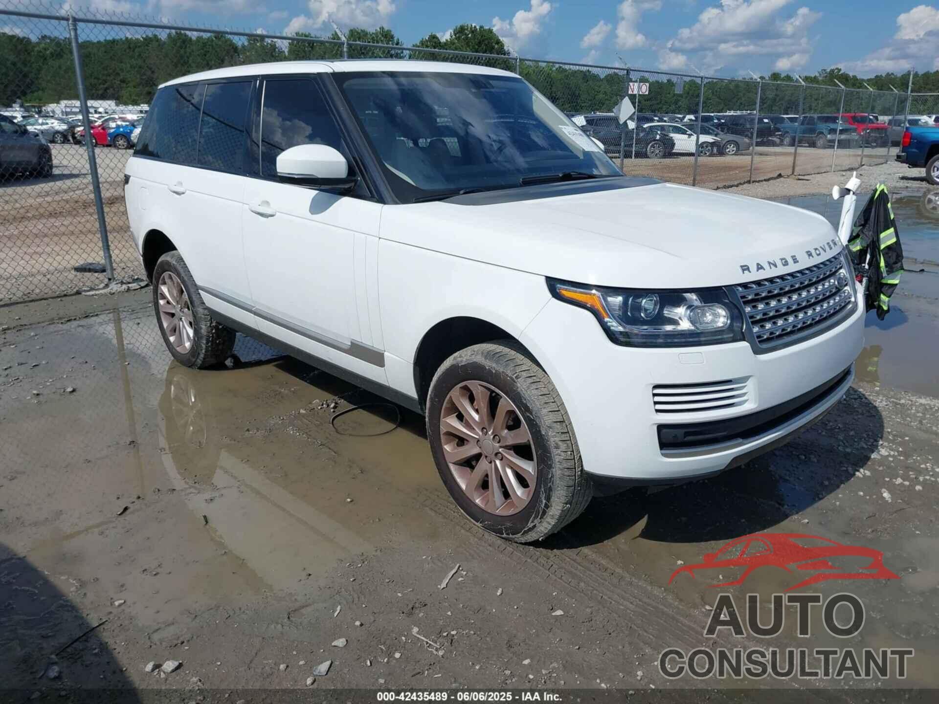 LAND ROVER RANGE ROVER 2016 - SALGS2VFXGA254295