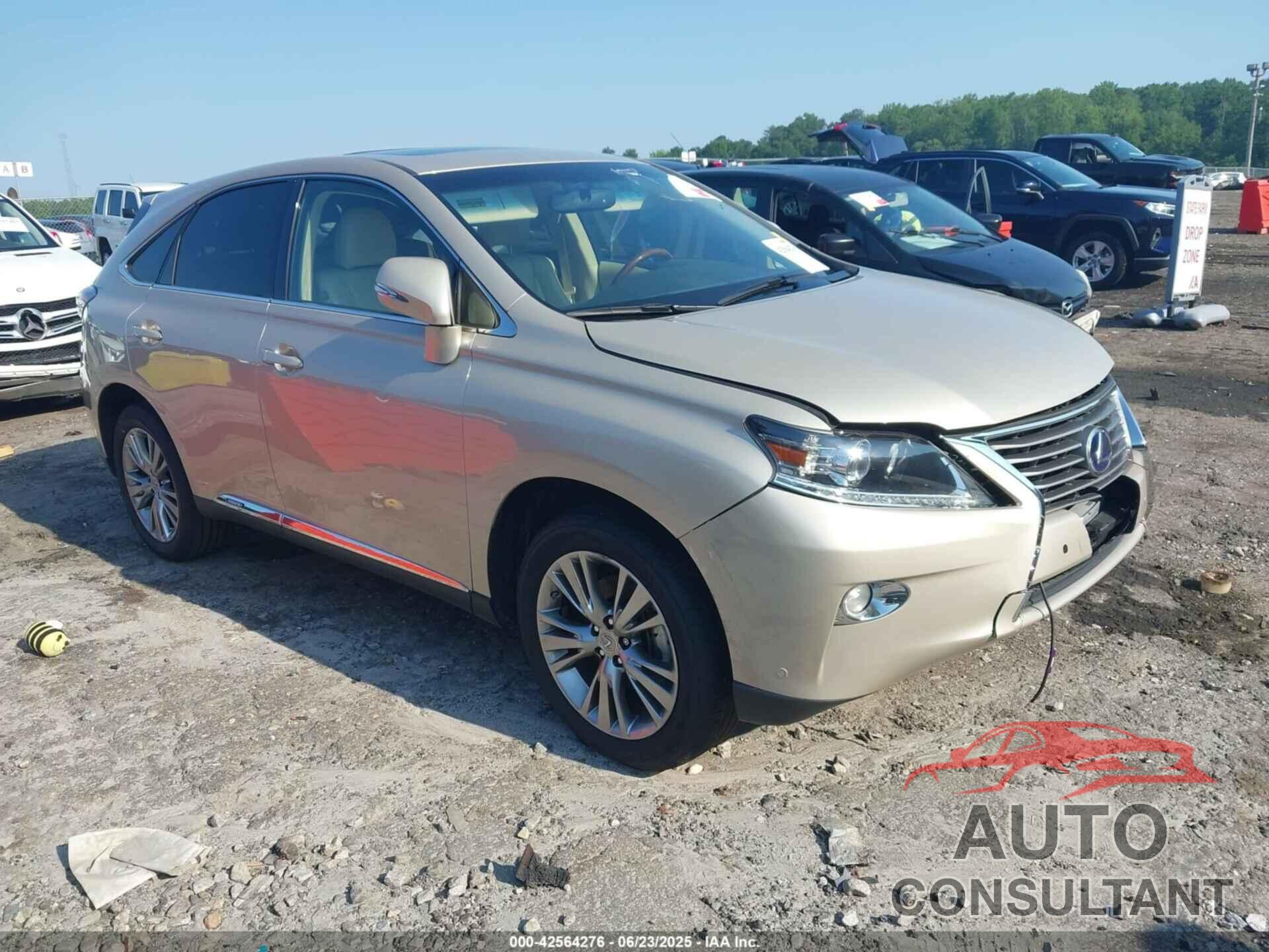 LEXUS RX 450H 2013 - JTJZB1BA1D2006779