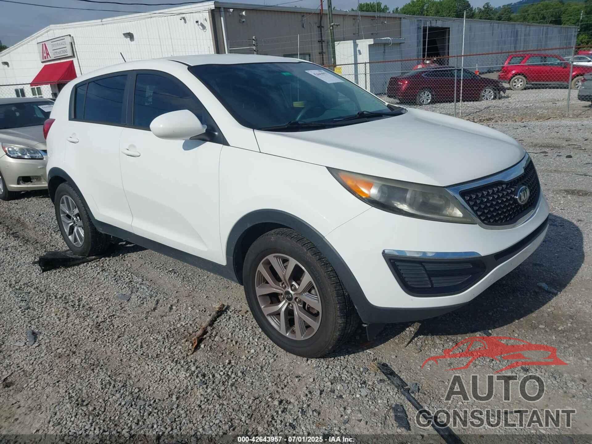 KIA SPORTAGE 2016 - KNDPB3AC4G7811594