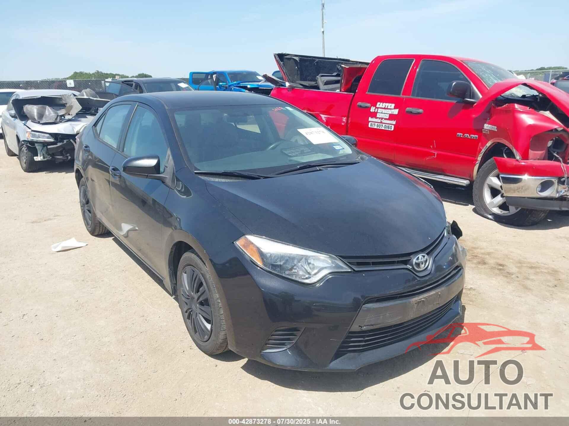 TOYOTA COROLLA 2016 - 5YFBURHE7GP553455