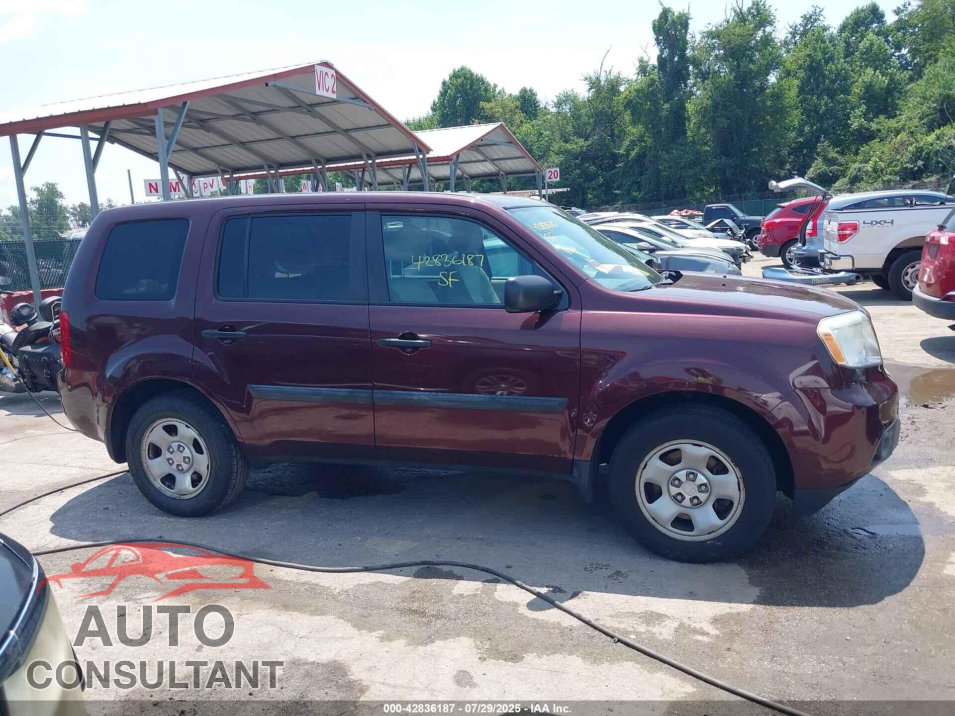 HONDA PILOT 2014 - 5FNYF4H2XEB016522
