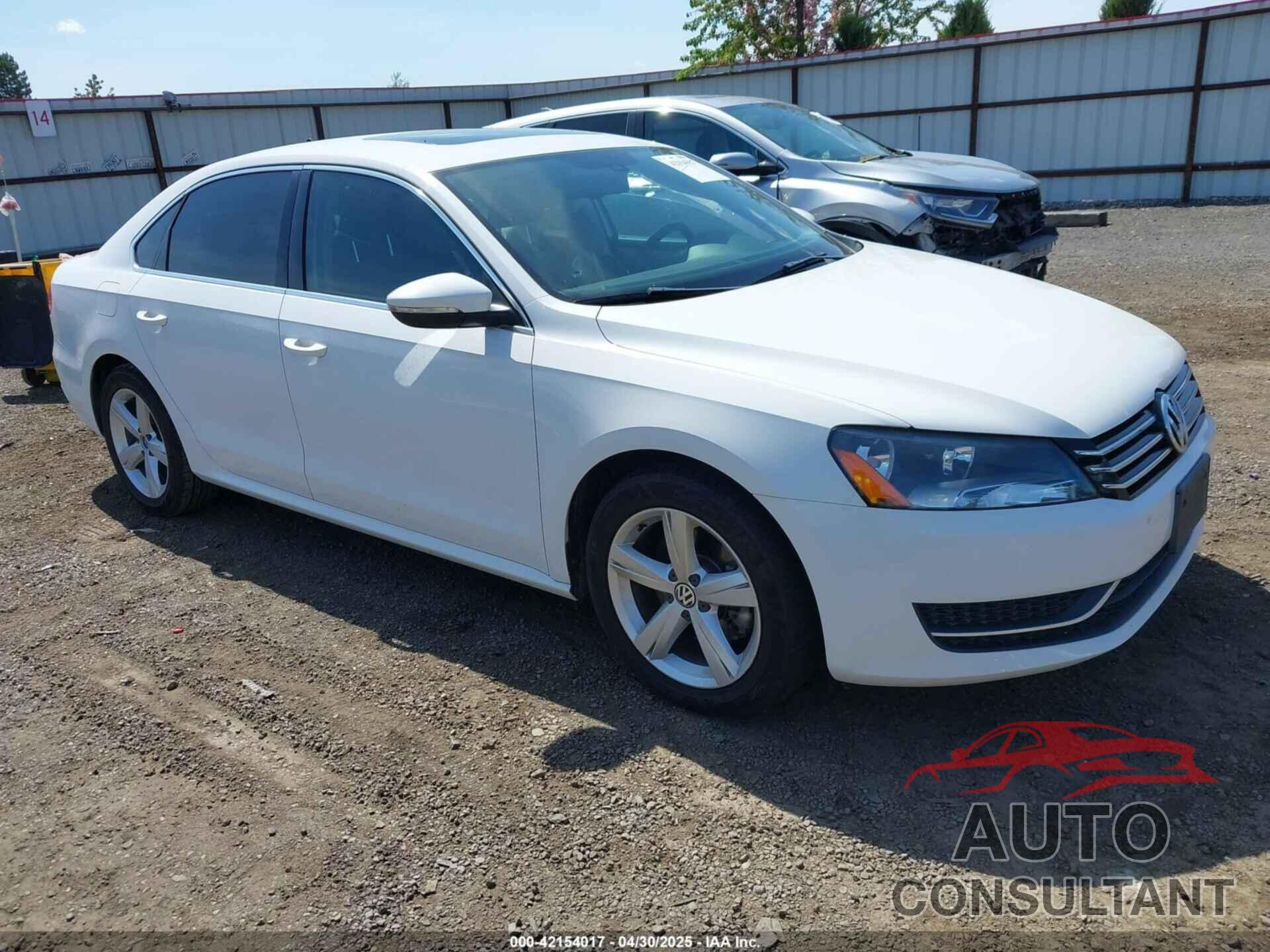 VOLKSWAGEN PASSAT 2012 - 1VWBP7A3XCC042679