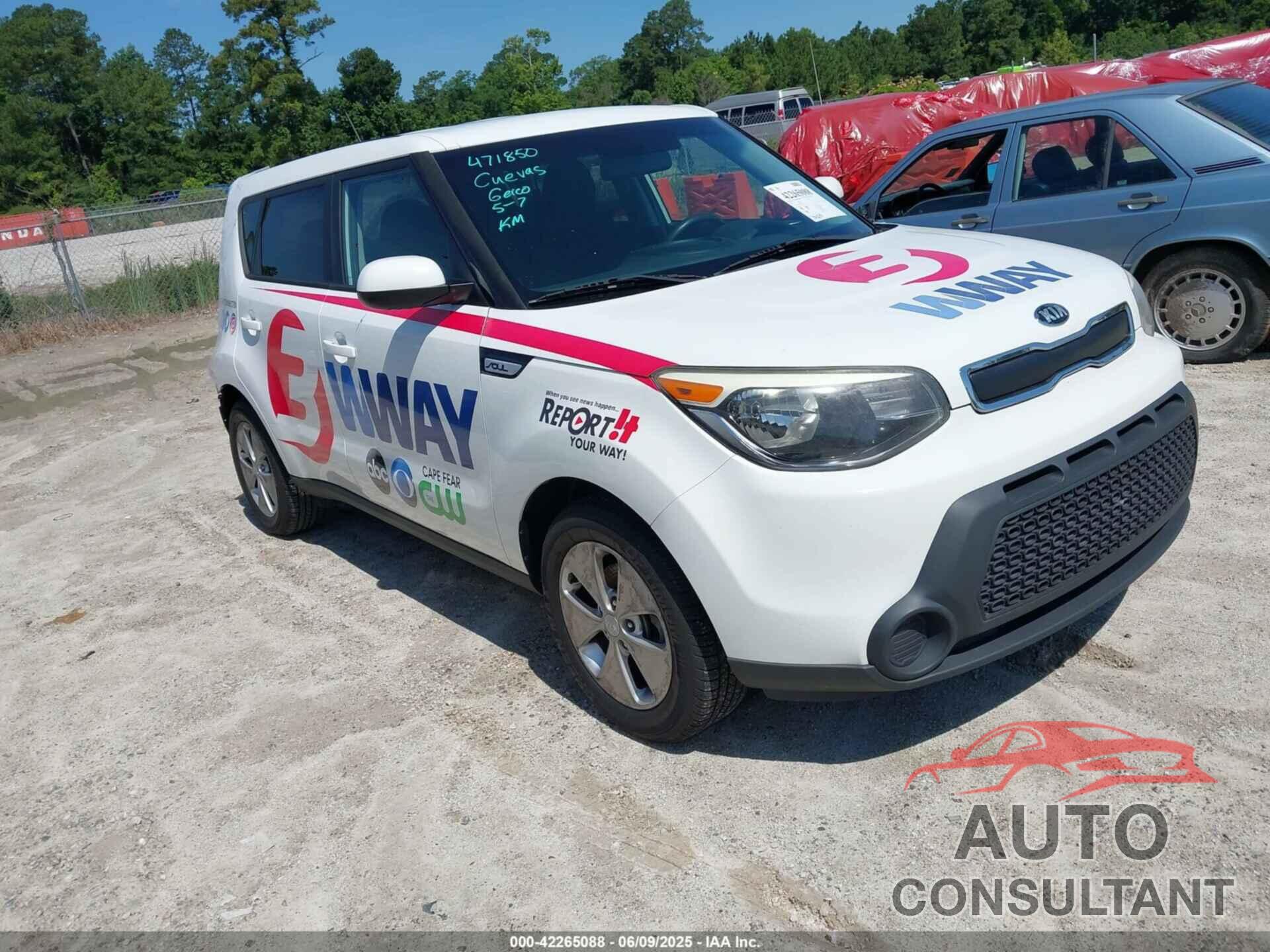 KIA SOUL 2015 - KNDJN2A27F7776594