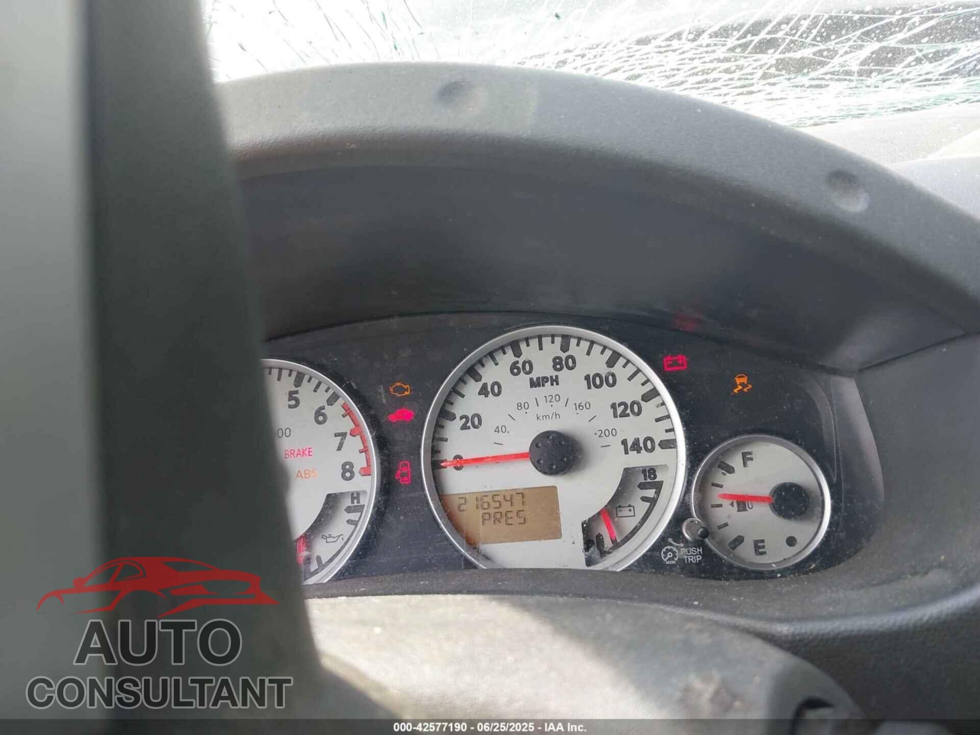 NISSAN FRONTIER 2013 - 1N6AD0EV4DN726849