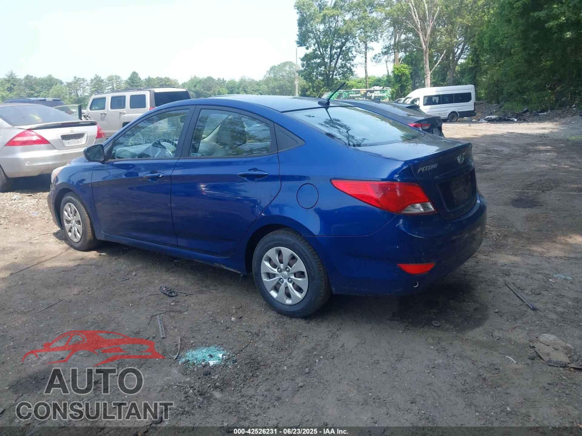 HYUNDAI ACCENT 2015 - KMHCT4AE3FU841829
