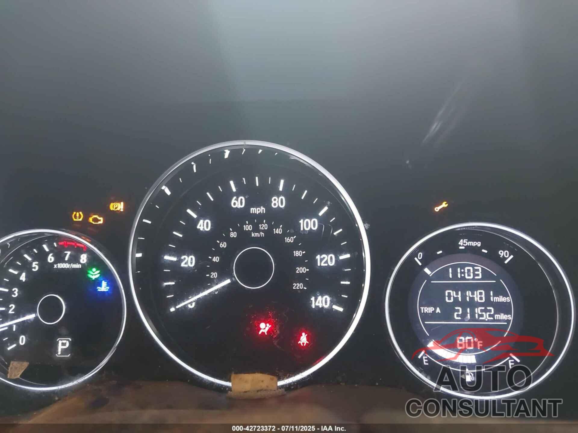 HONDA HR-V 2020 - 3CZRU5H37LM707521