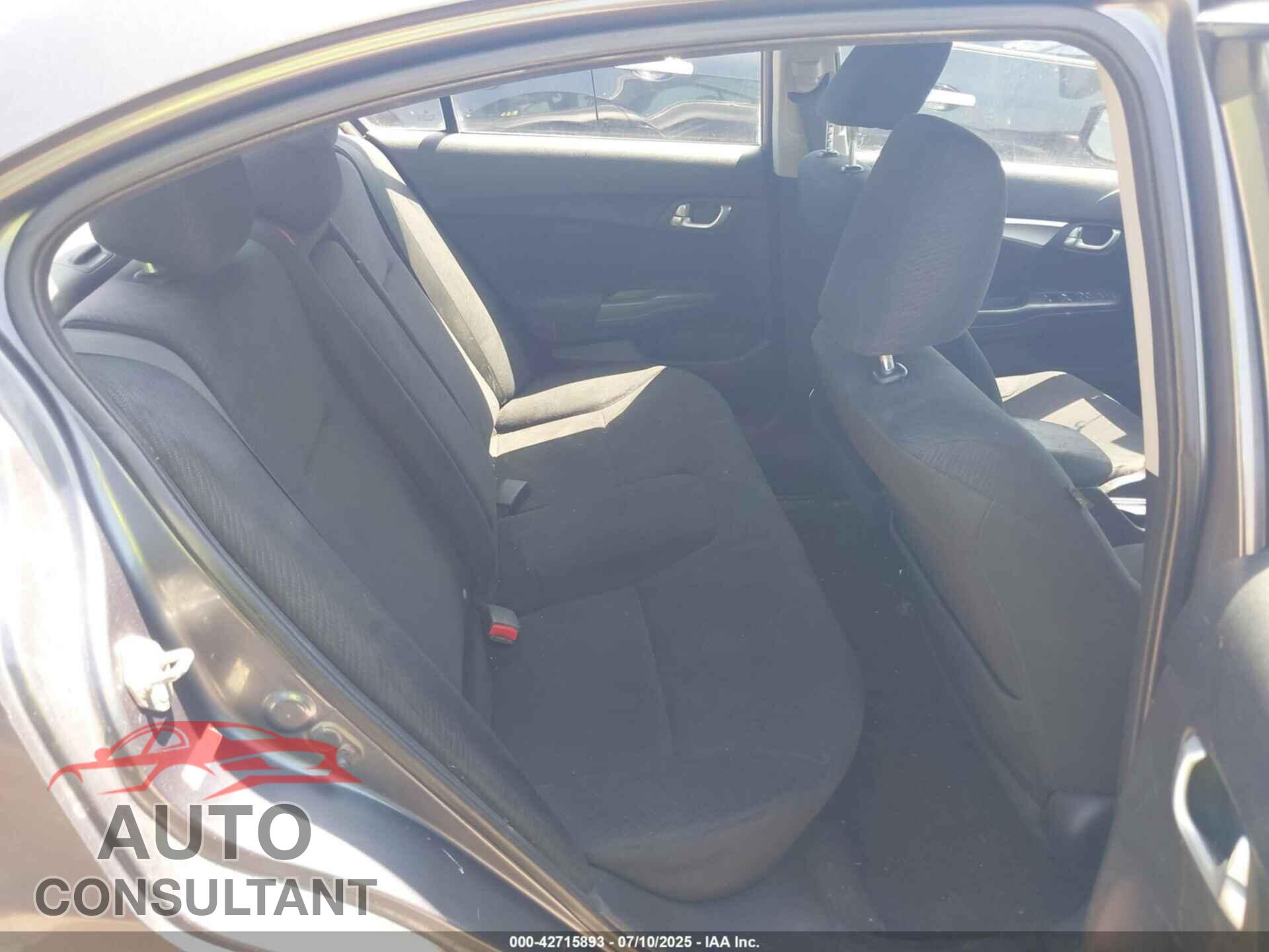 HONDA CIVIC 2013 - 19XFB2F83DE088052