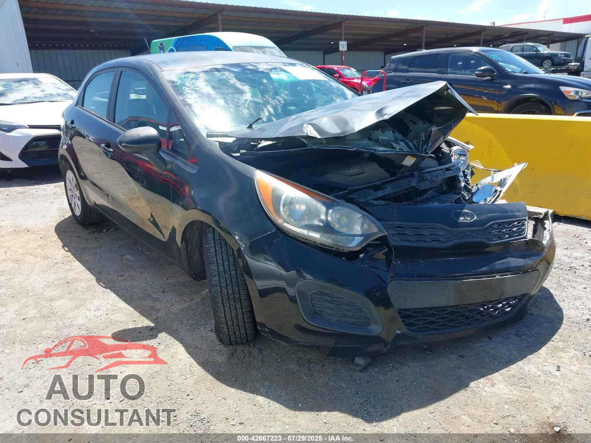 KIA RIO 2013 - KNADM5A39D6316265