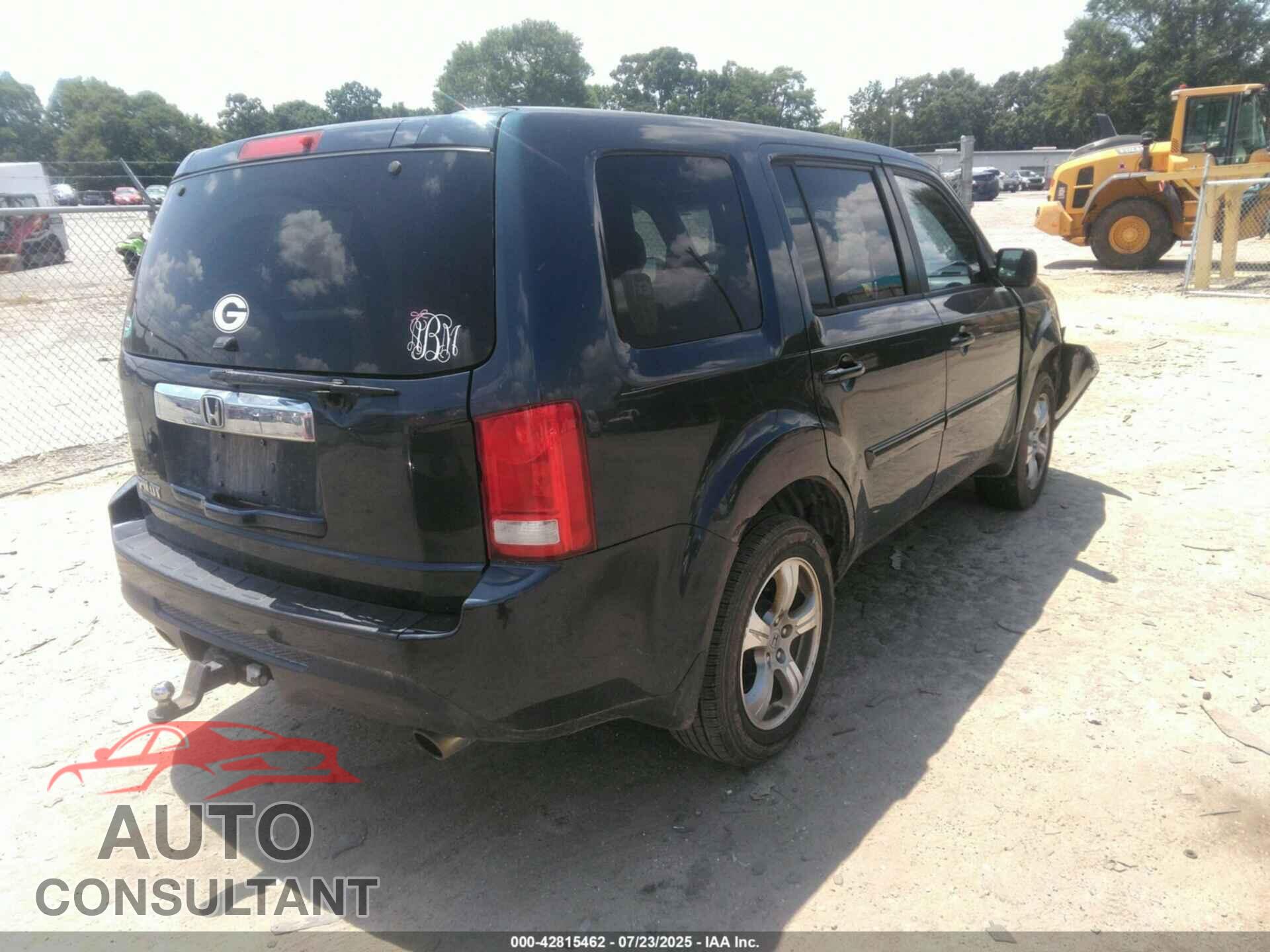HONDA PILOT 2012 - 5FNYF3H45CB007039