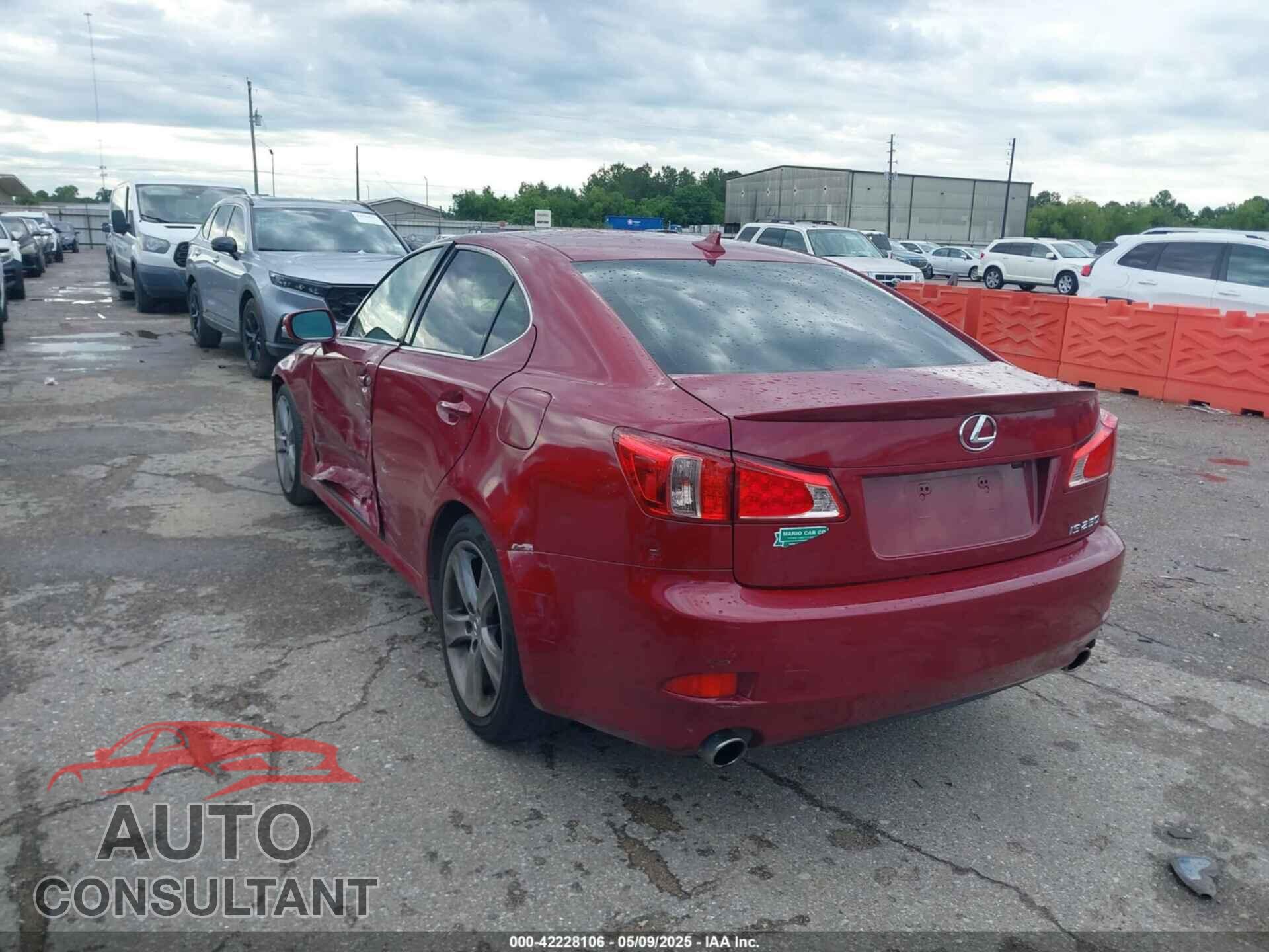 LEXUS IS 250 2012 - JTHBF5C22C5175566
