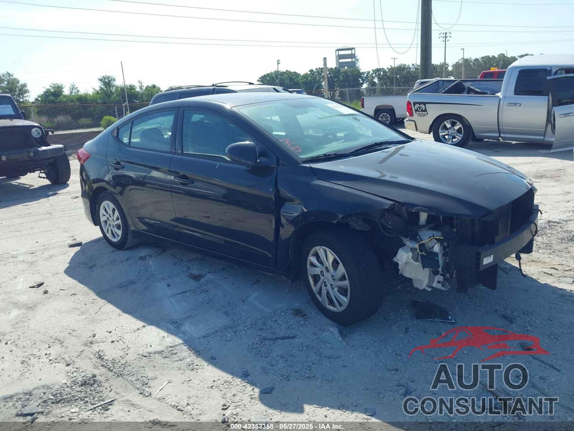 HYUNDAI ELANTRA 2018 - 5NPD74LF3JH287147