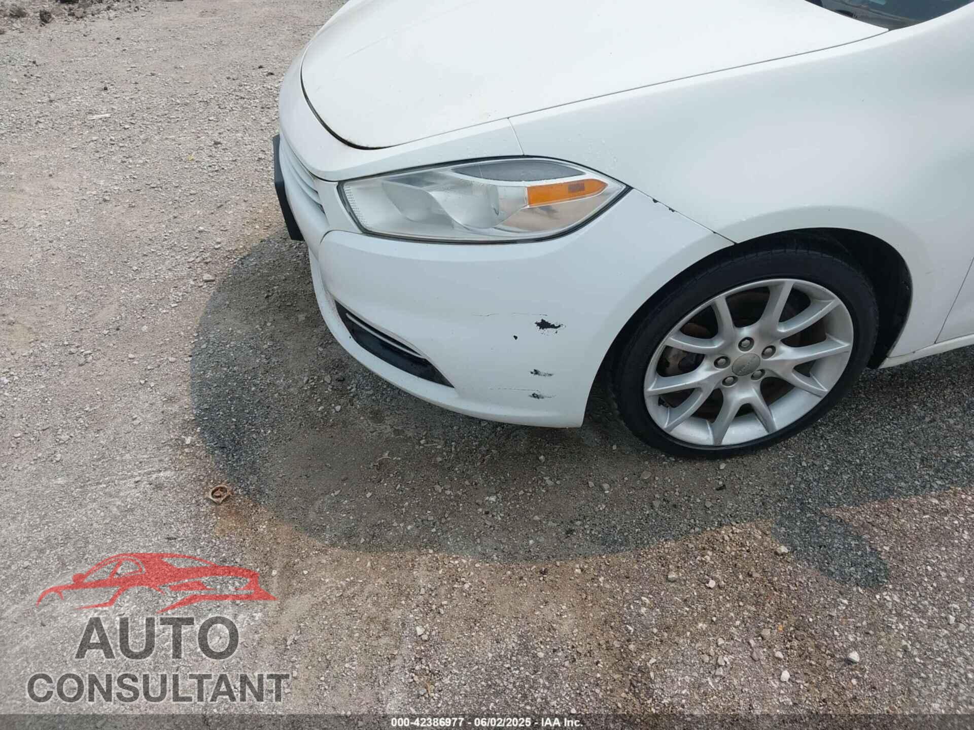 DODGE DART 2013 - 1C3CDFBA7DD270792