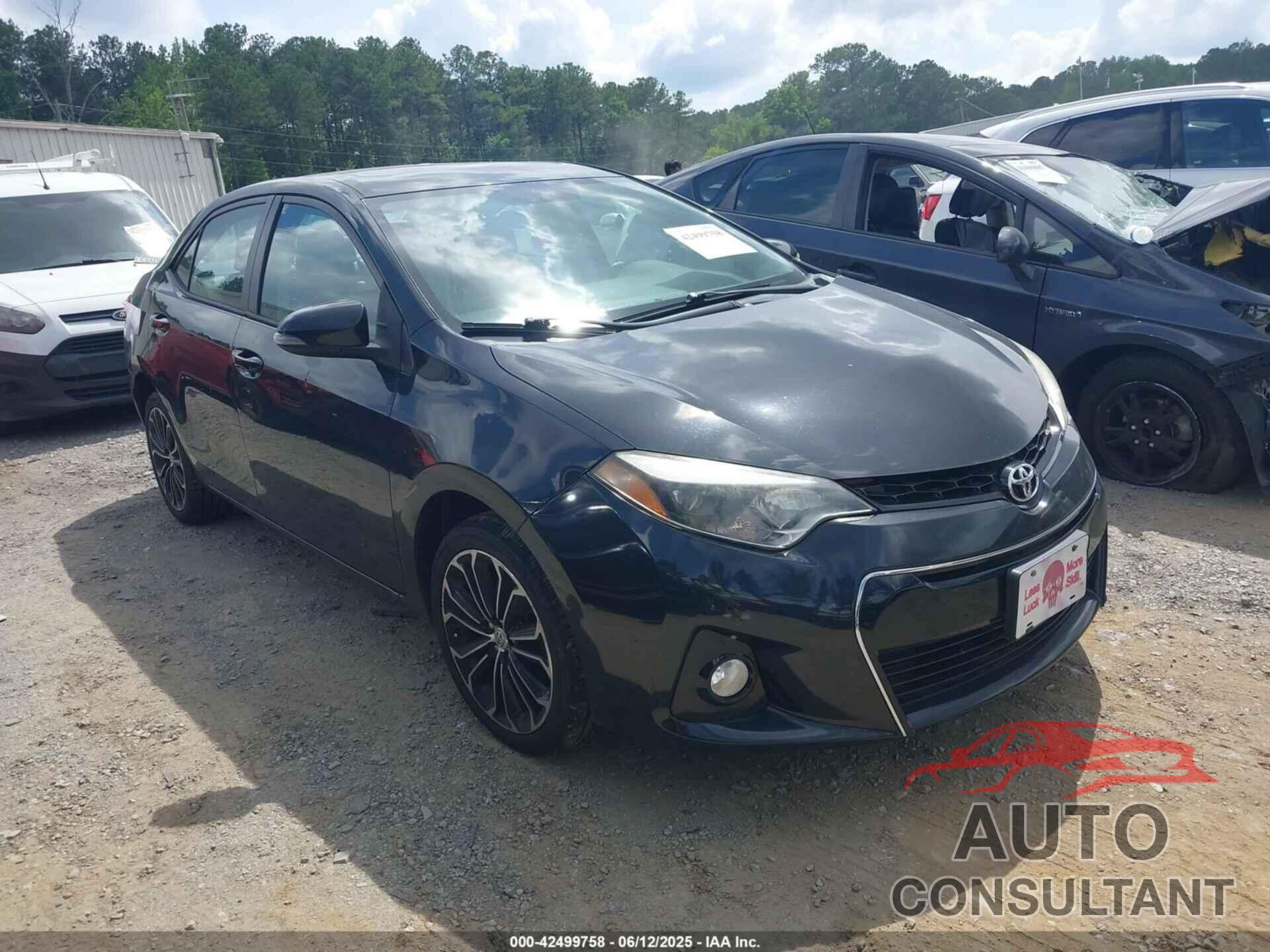 TOYOTA COROLLA 2016 - 2T1BURHE2GC737363