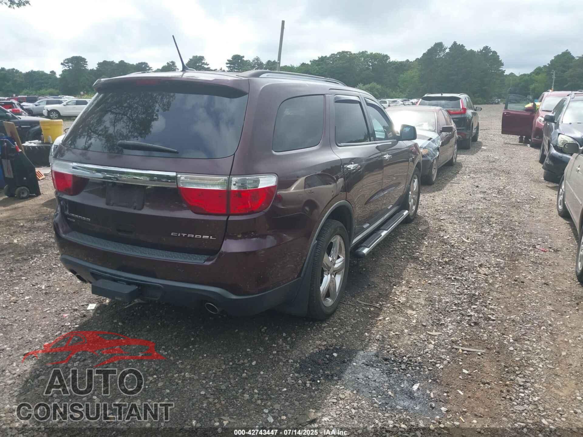 DODGE DURANGO 2012 - 1C4SDJET9CC181253